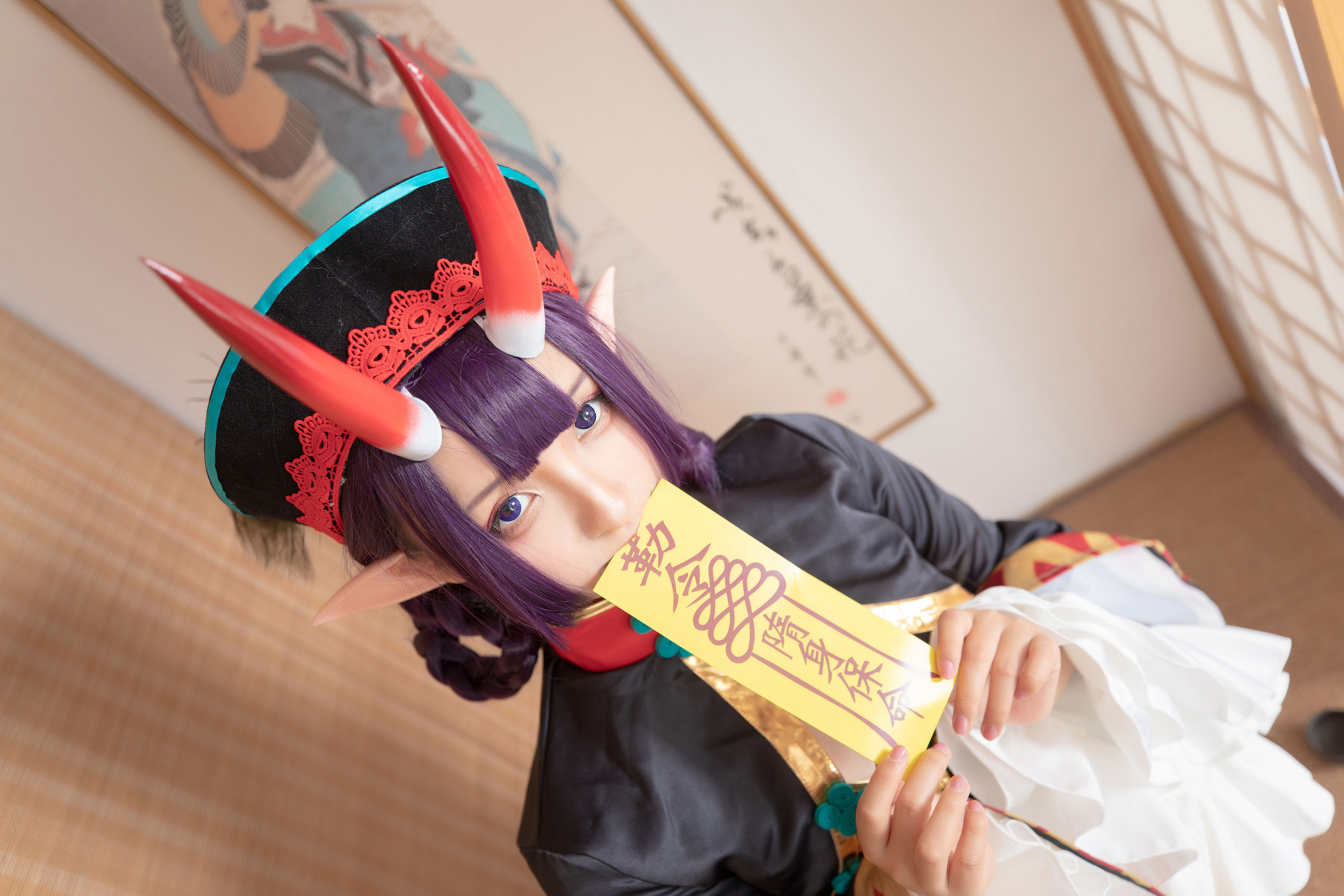 [COS福利] 萝莉神楽板真冬之果実の酒気-酒吞cos