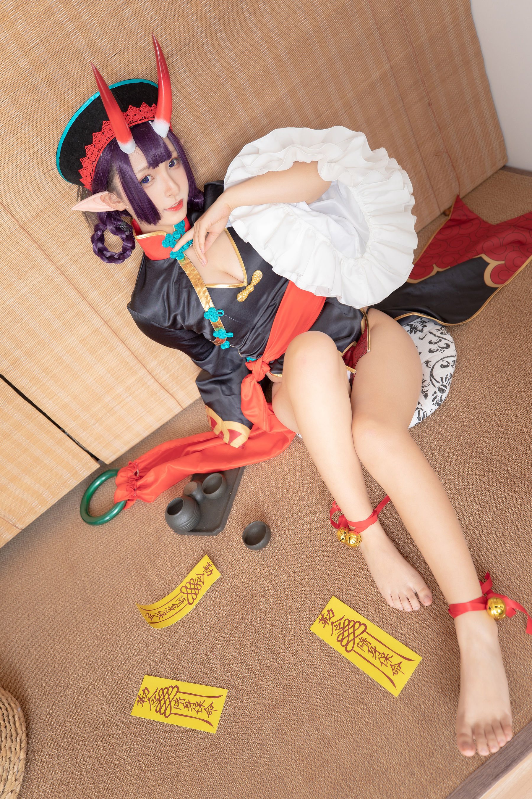 [COS福利] 萝莉神楽板真冬之果実の酒気-酒吞cos