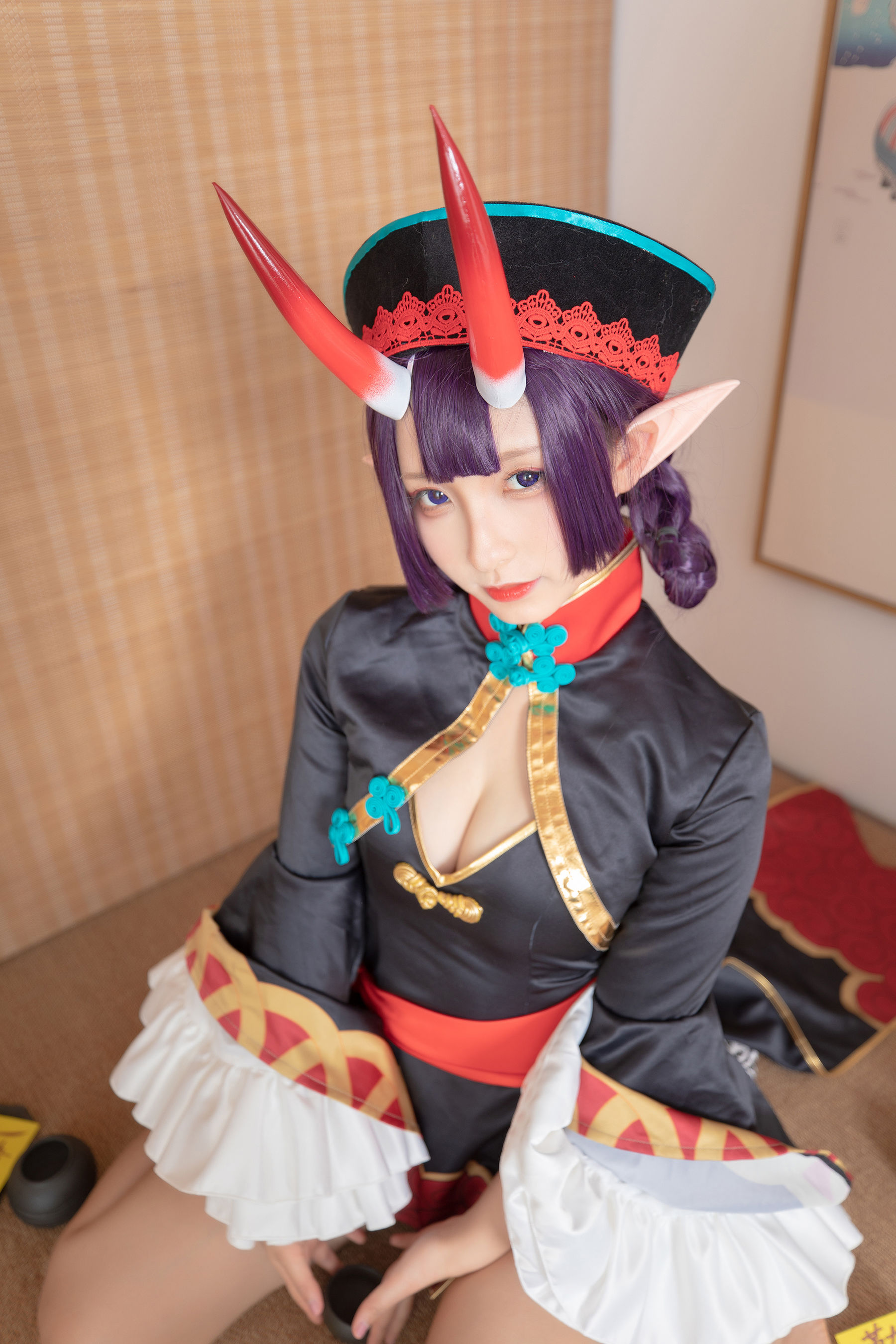 [COS福利] 萝莉神楽板真冬之果実の酒気-酒吞cos
