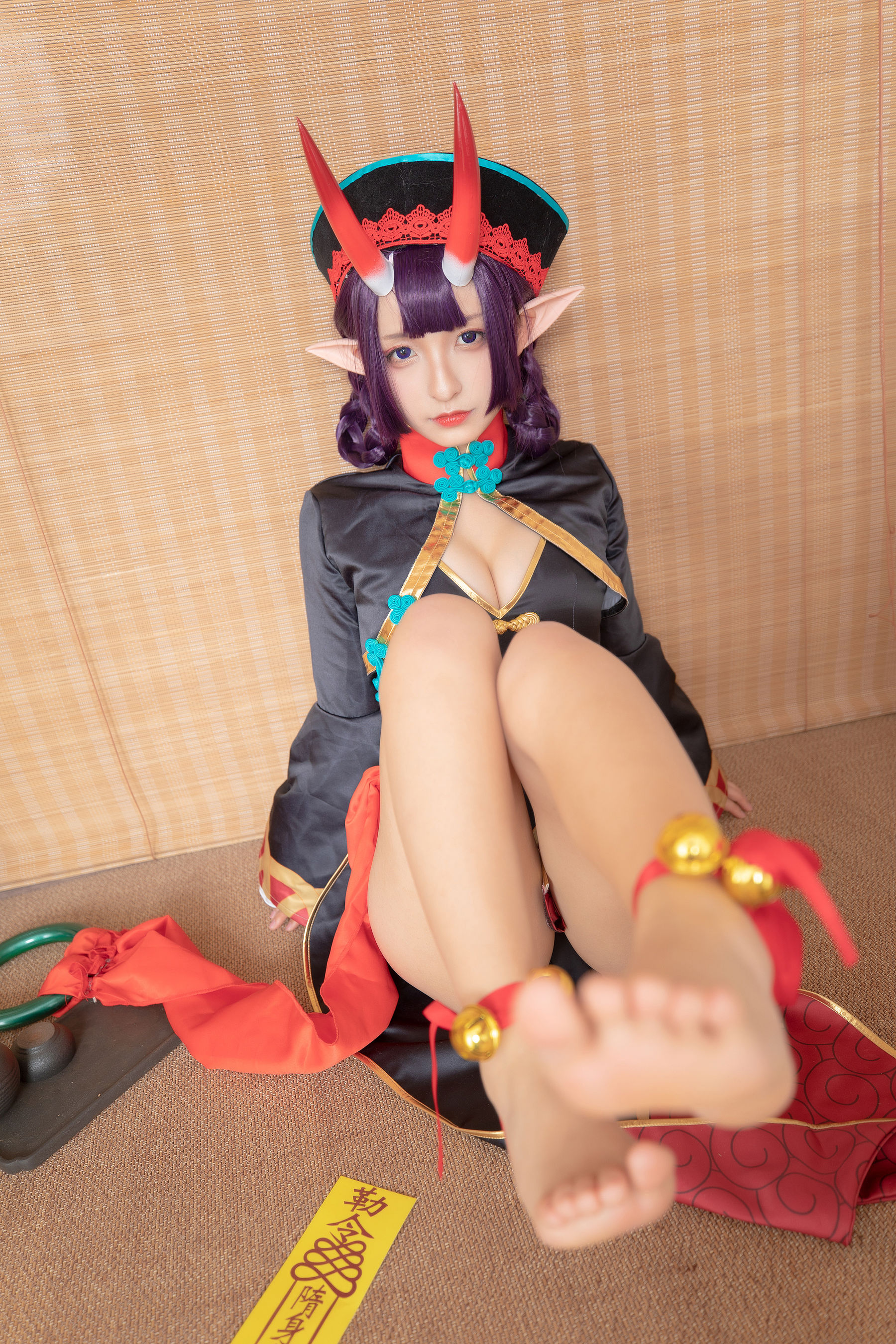 [COS福利] 萝莉神楽板真冬之果実の酒気-酒吞cos