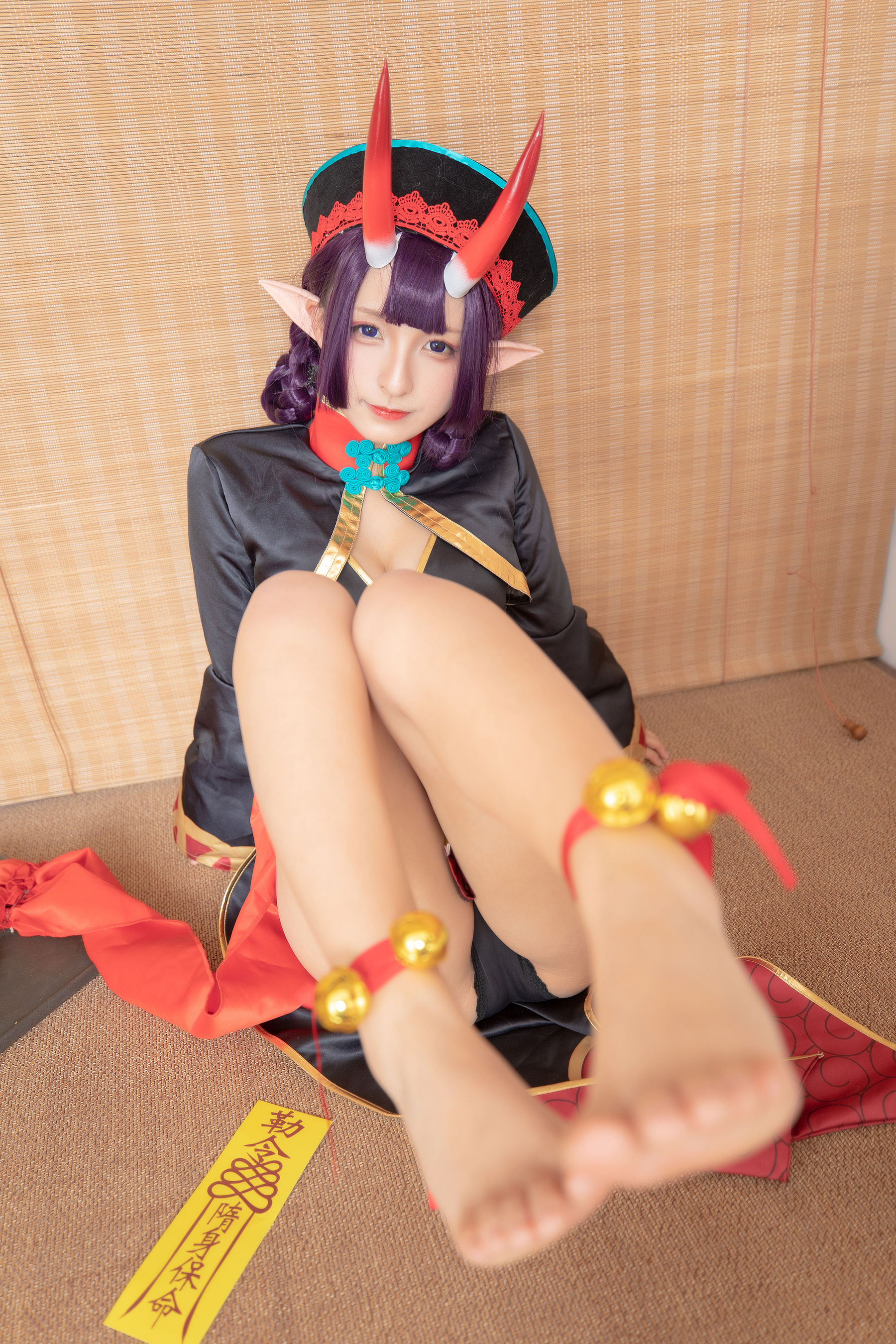 [COS福利] 萝莉神楽板真冬之果実の酒気-酒吞cos