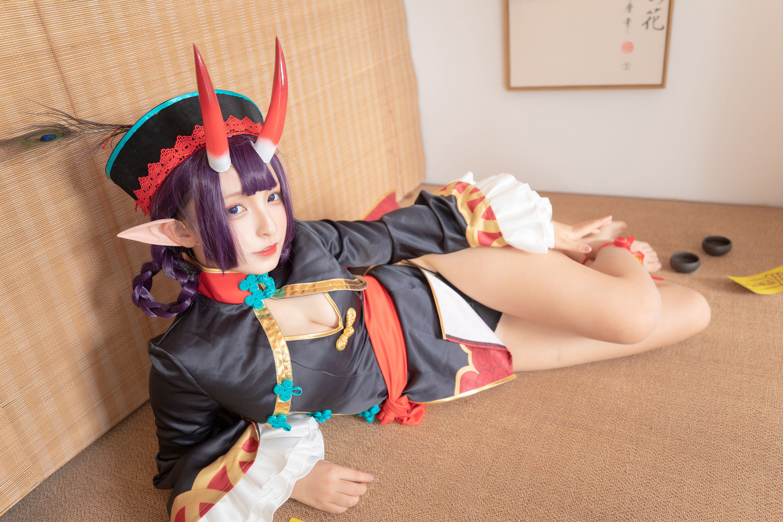 [COS福利] 萝莉神楽板真冬之果実の酒気-酒吞cos