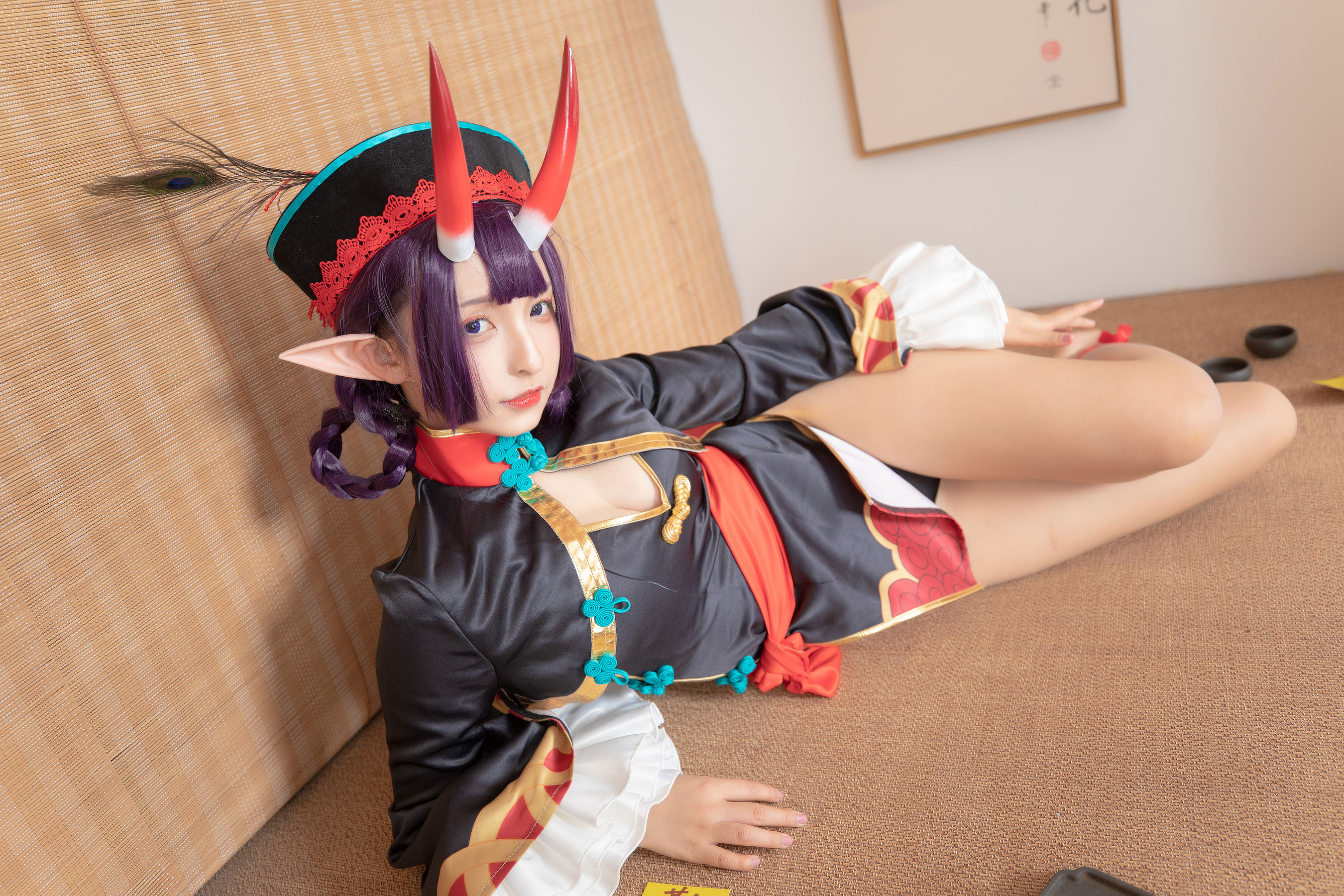 [COS福利] 萝莉神楽板真冬之果実の酒気-酒吞cos