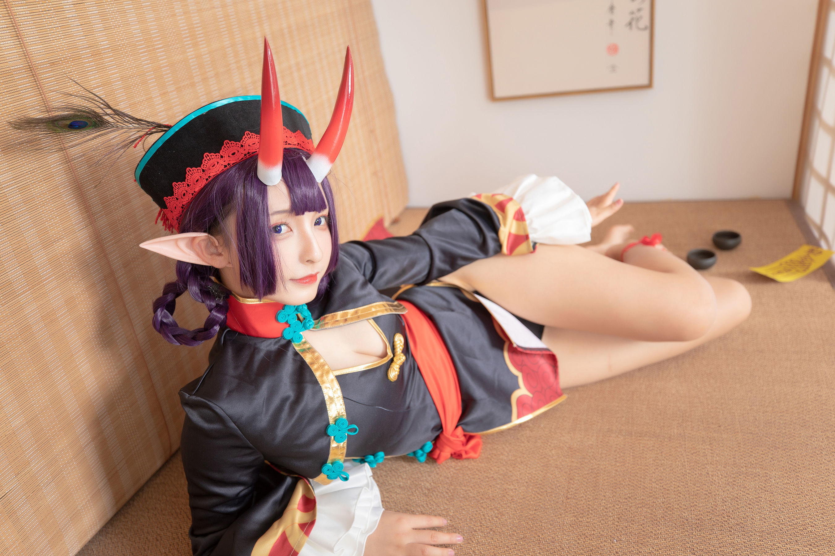 [COS福利] 萝莉神楽板真冬之果実の酒気-酒吞cos