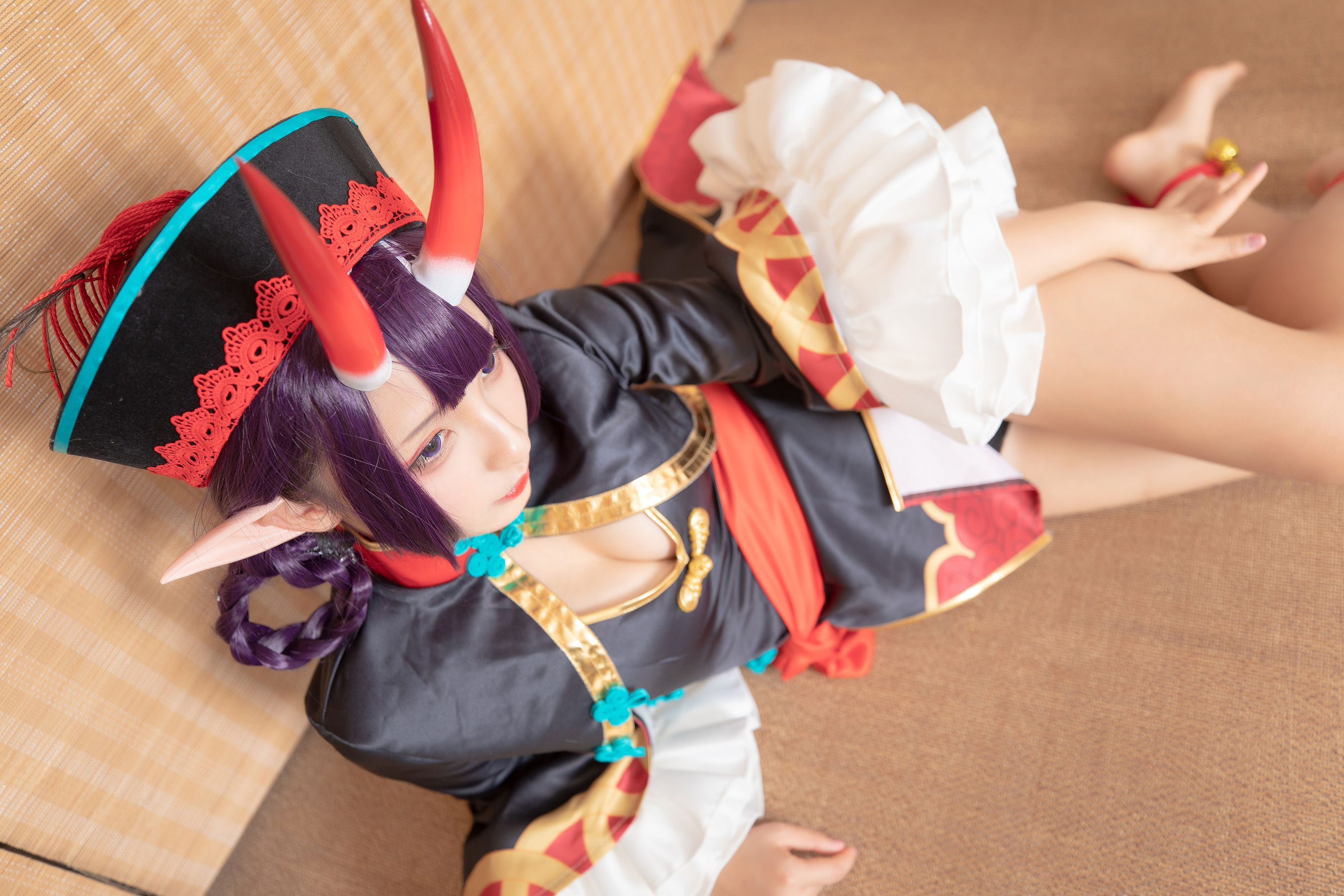[COS福利] 萝莉神楽板真冬之果実の酒気-酒吞cos