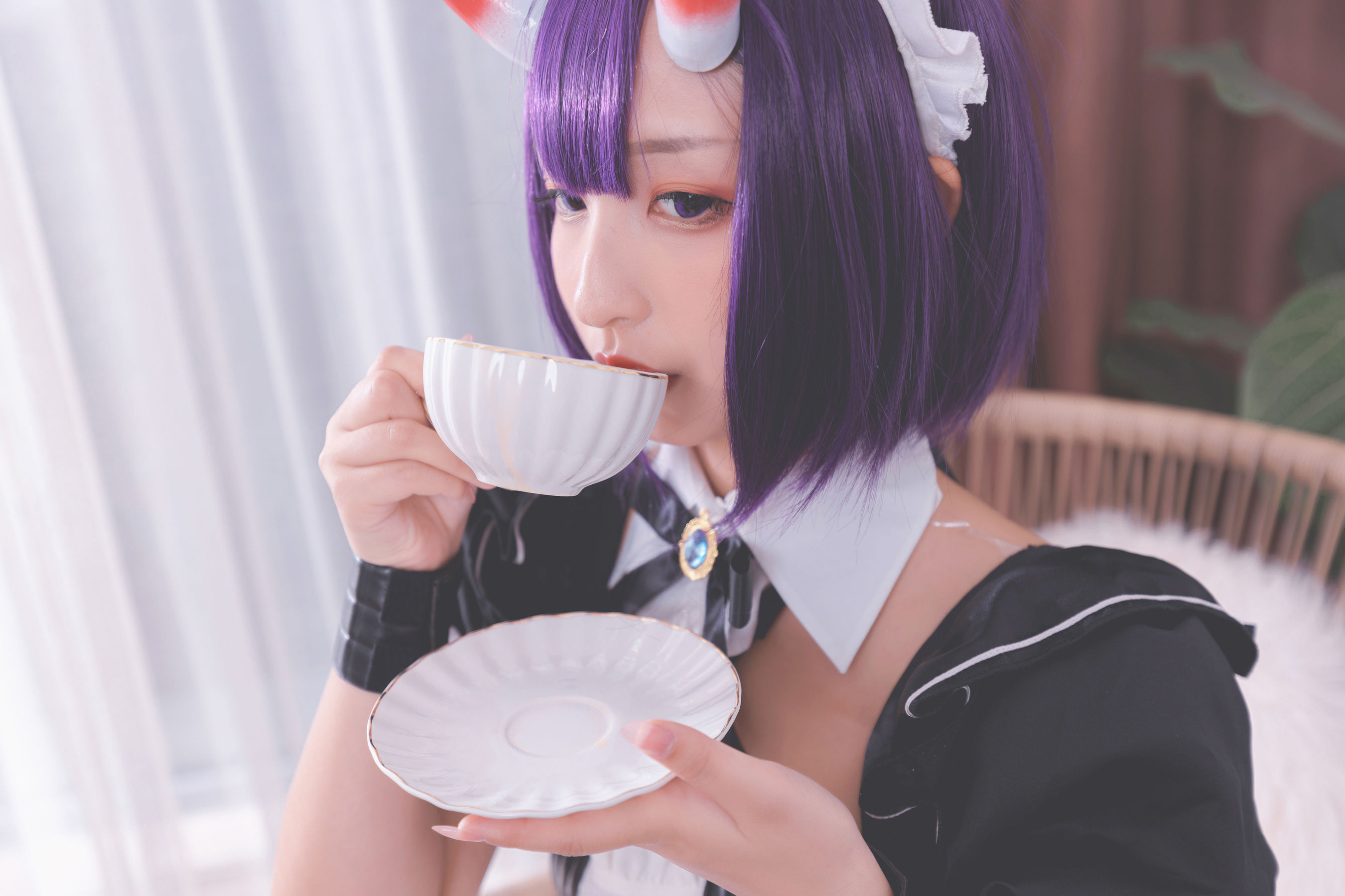 [COS福利] 萝莉神楽板真冬之果実の酒気-酒吞cos