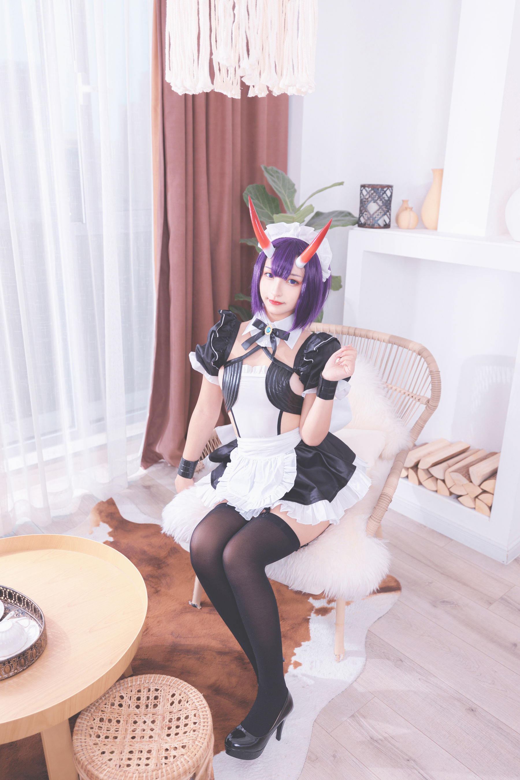 [COS福利] 萝莉神楽板真冬之果実の酒気-酒吞cos