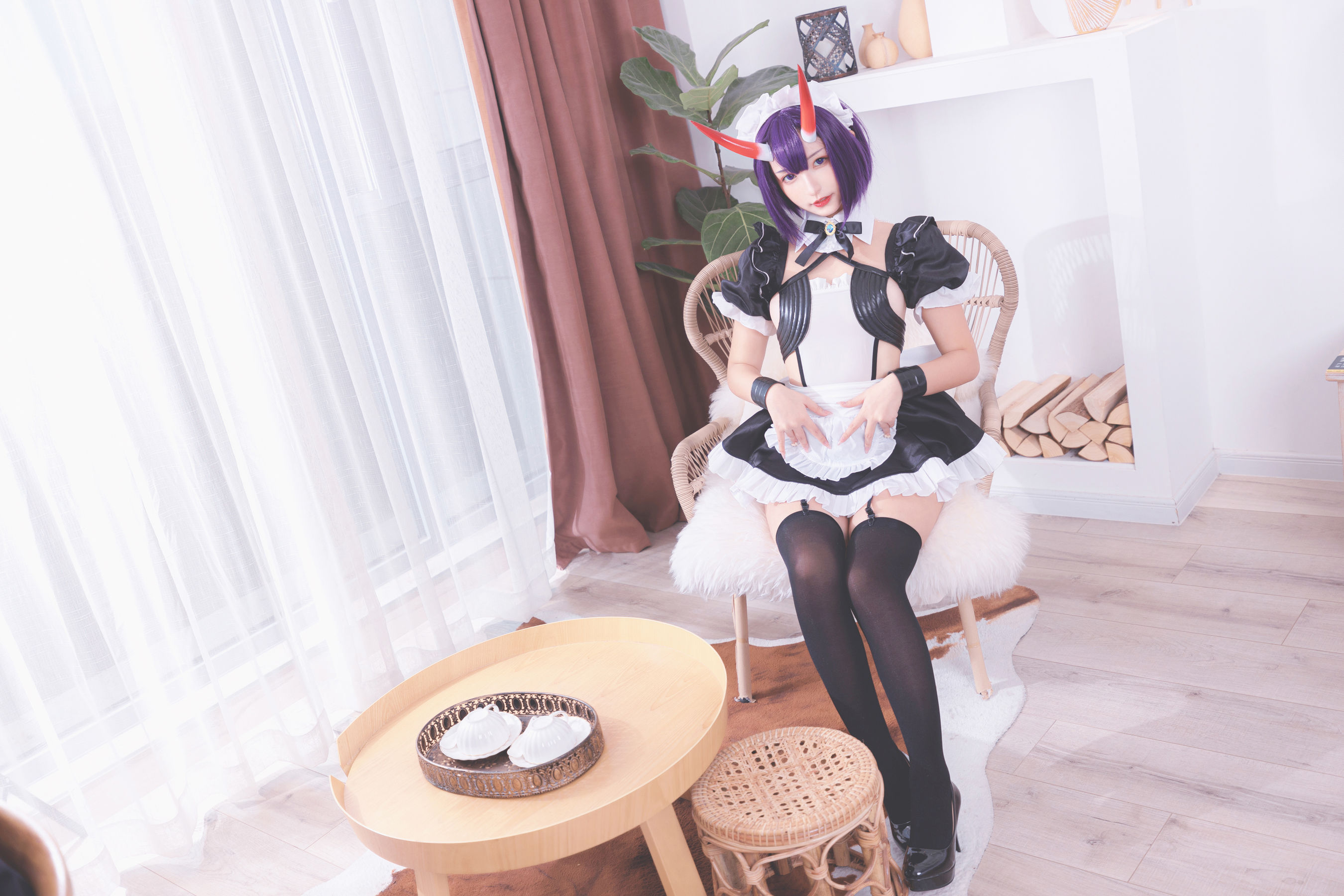 [COS福利] 萝莉神楽板真冬之果実の酒気-酒吞cos