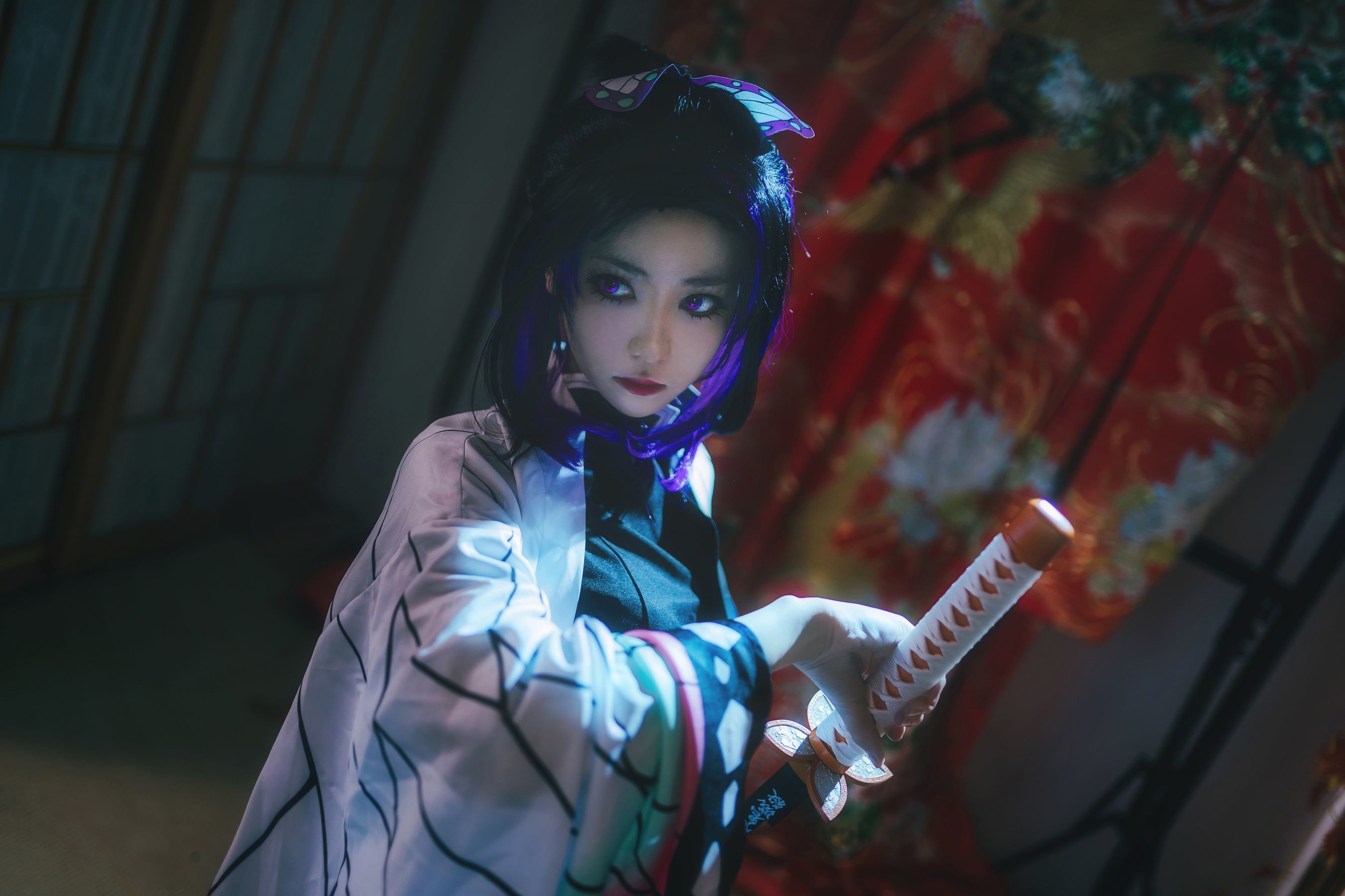 [COS福利] 动漫博主南桃Momoko - 蝴蝶忍队服