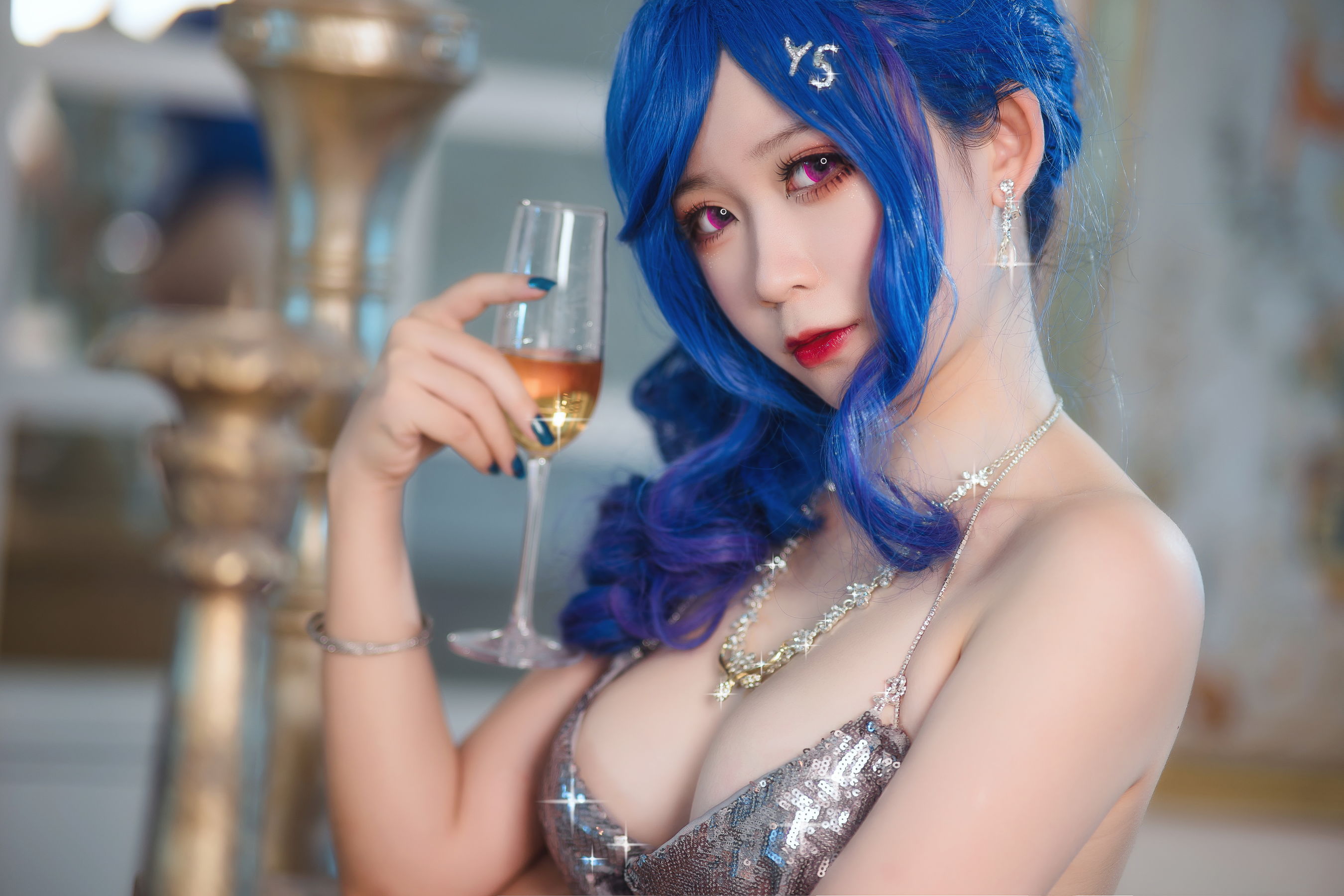 [COS福利] 动漫博主樱落酱w - 圣路易斯礼服