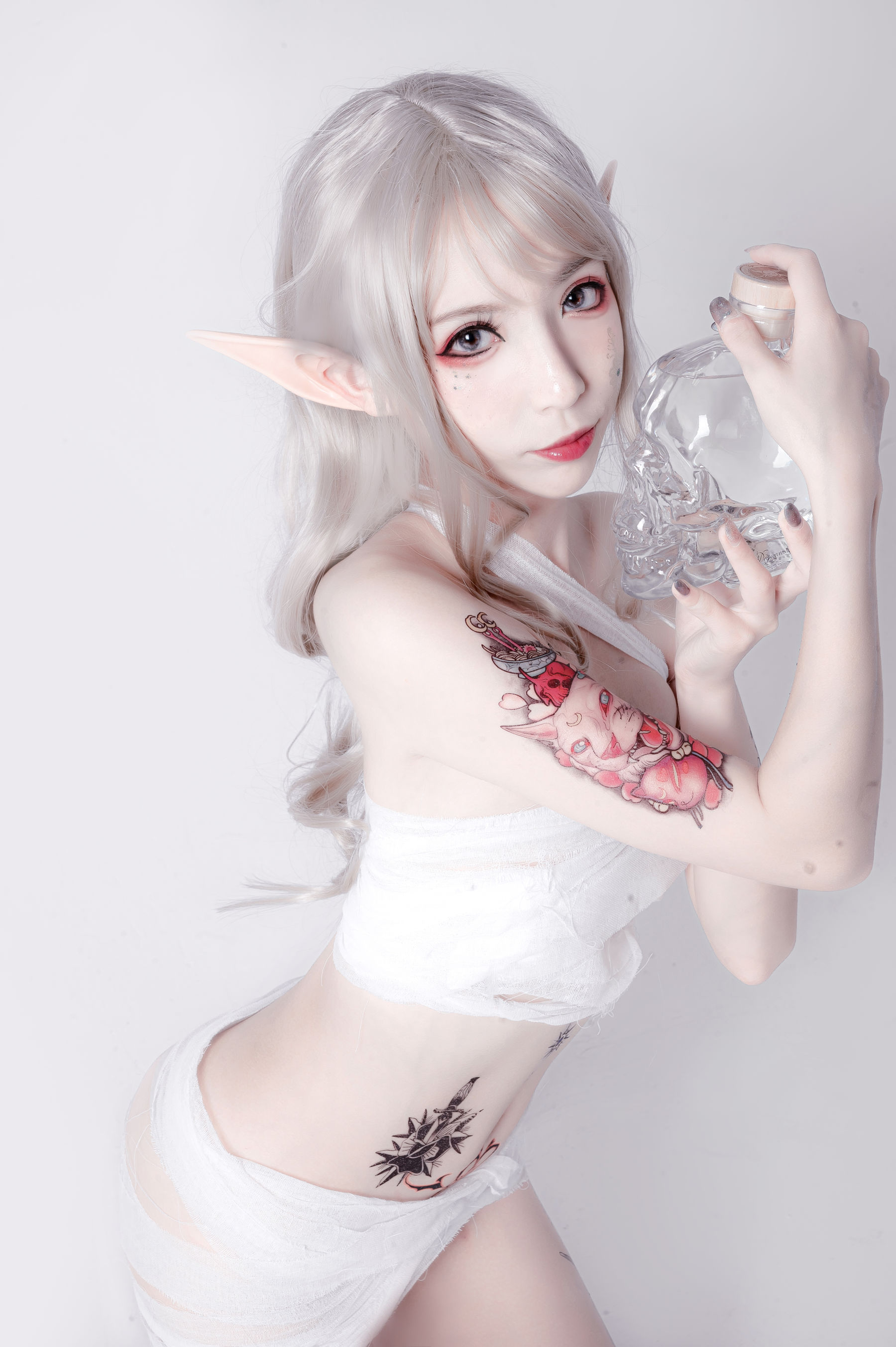[COS福利] 动漫博主阮邑_Fairy - 绑带和武士