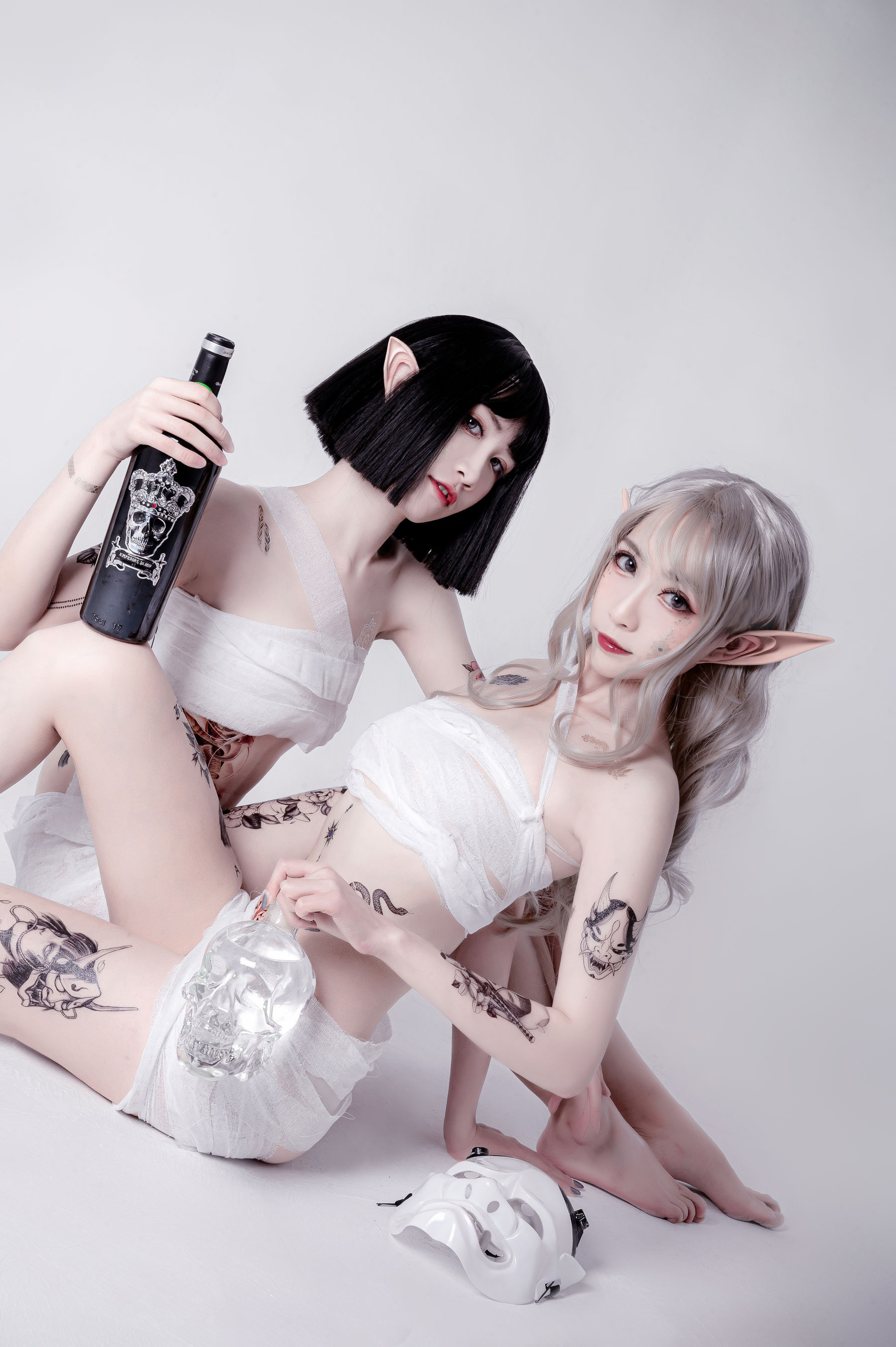[COS福利] 动漫博主阮邑_Fairy - 绑带和武士
