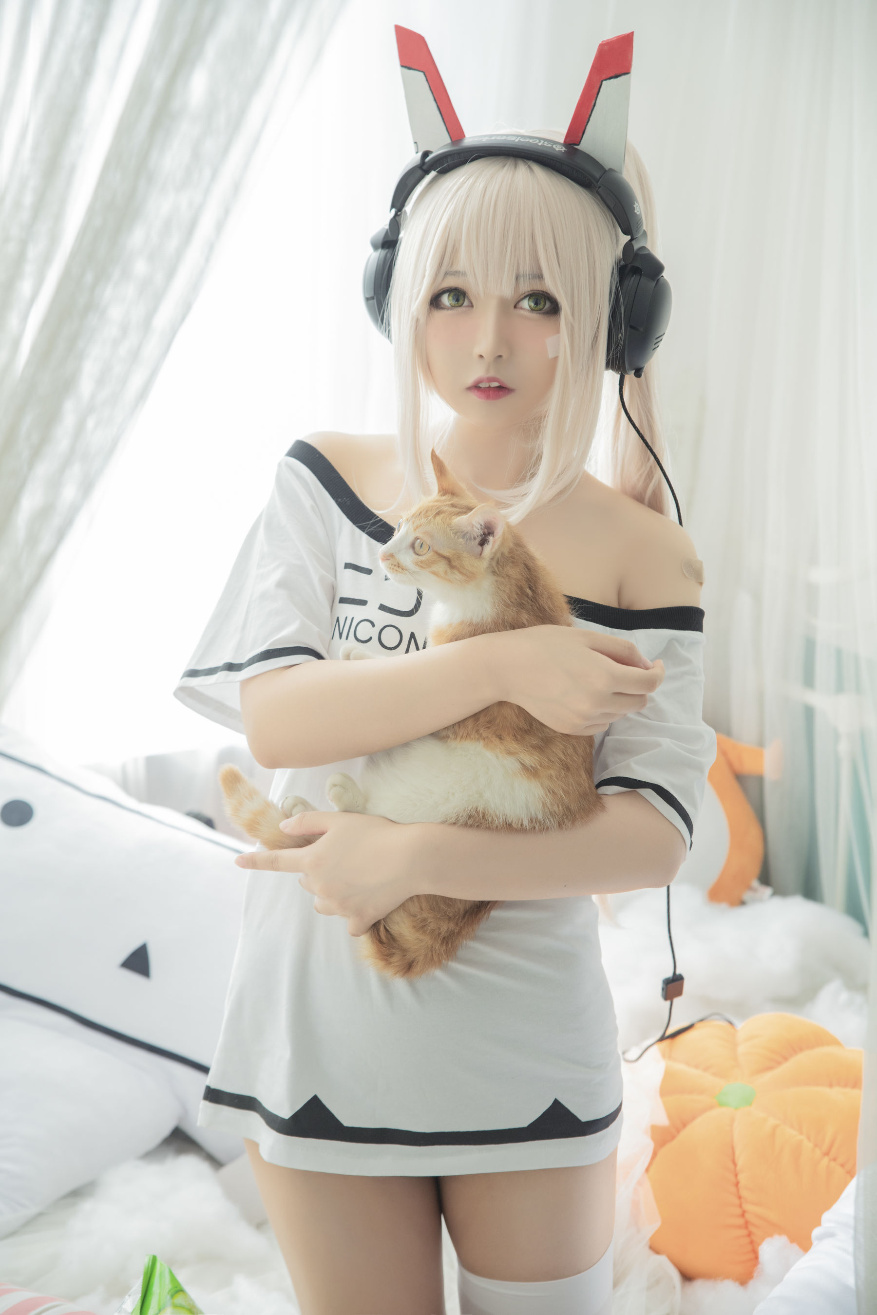 [COS福利] 大眼萌妹黑猫猫OvO - 肥宅凌波