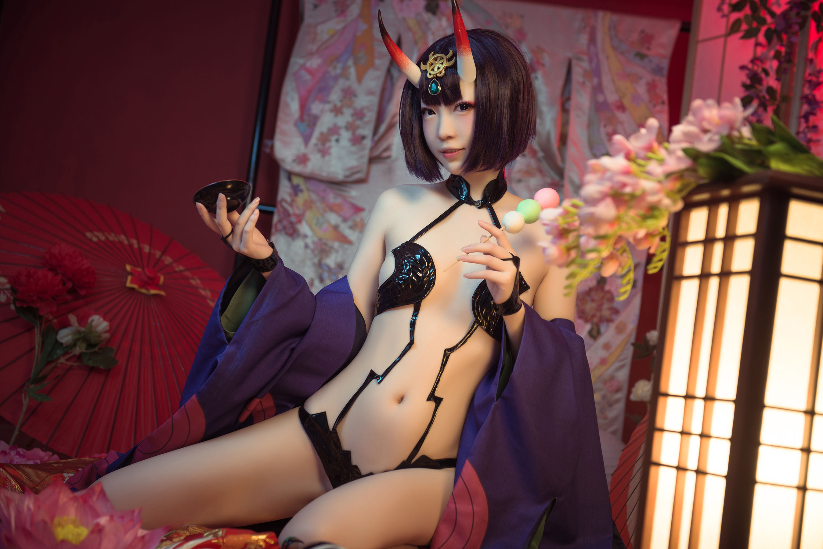 [COS福利] 大胸萌妹妖少you1 - 酒吞童子