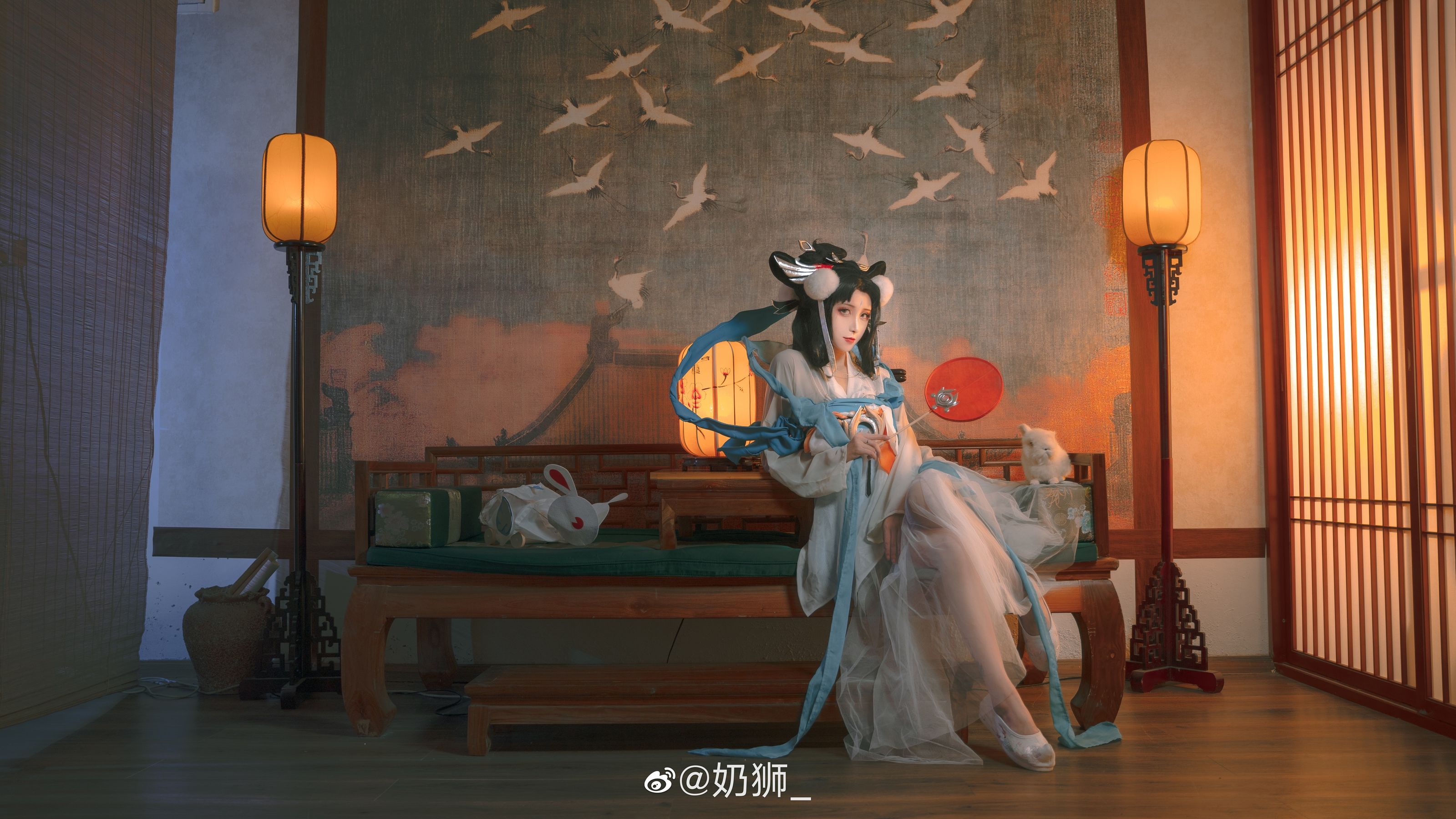 [COS福利] 奶狮不咬人 - 嫦娥如梦令