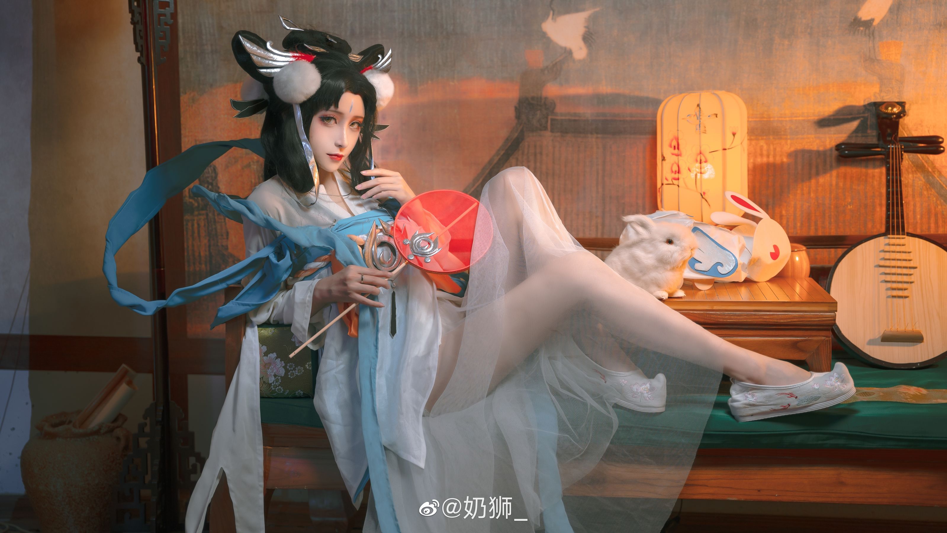 [COS福利] 奶狮不咬人 - 嫦娥如梦令