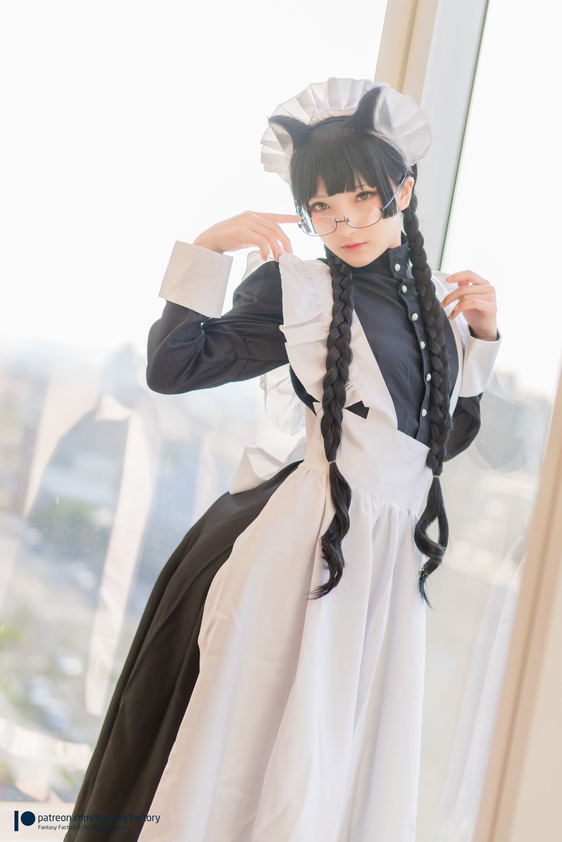 [COS福利] 小丁 [Fantasy Factory] Maid Meow 喵娘女仆