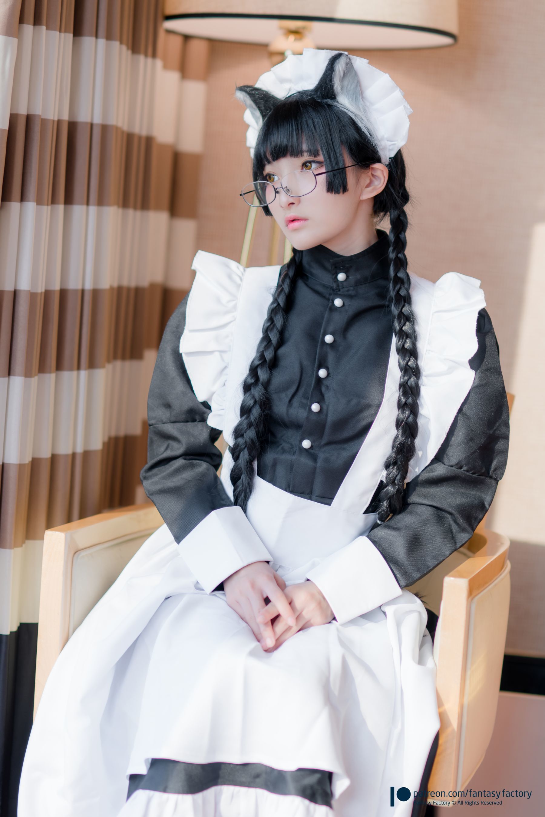 [COS福利] 小丁 [Fantasy Factory] Maid Meow 喵娘女仆