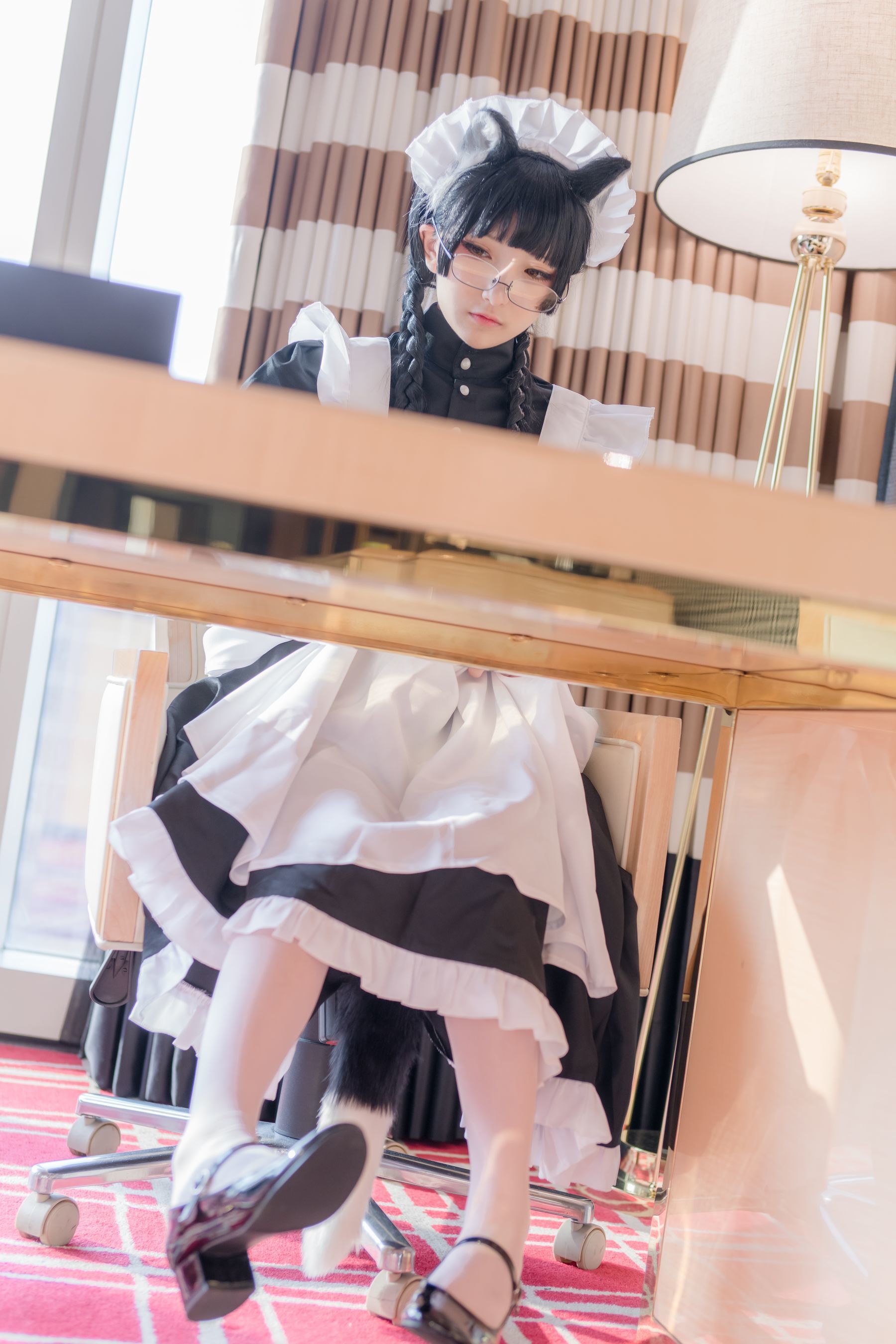[COS福利] 小丁 [Fantasy Factory] Maid Meow 喵娘女仆