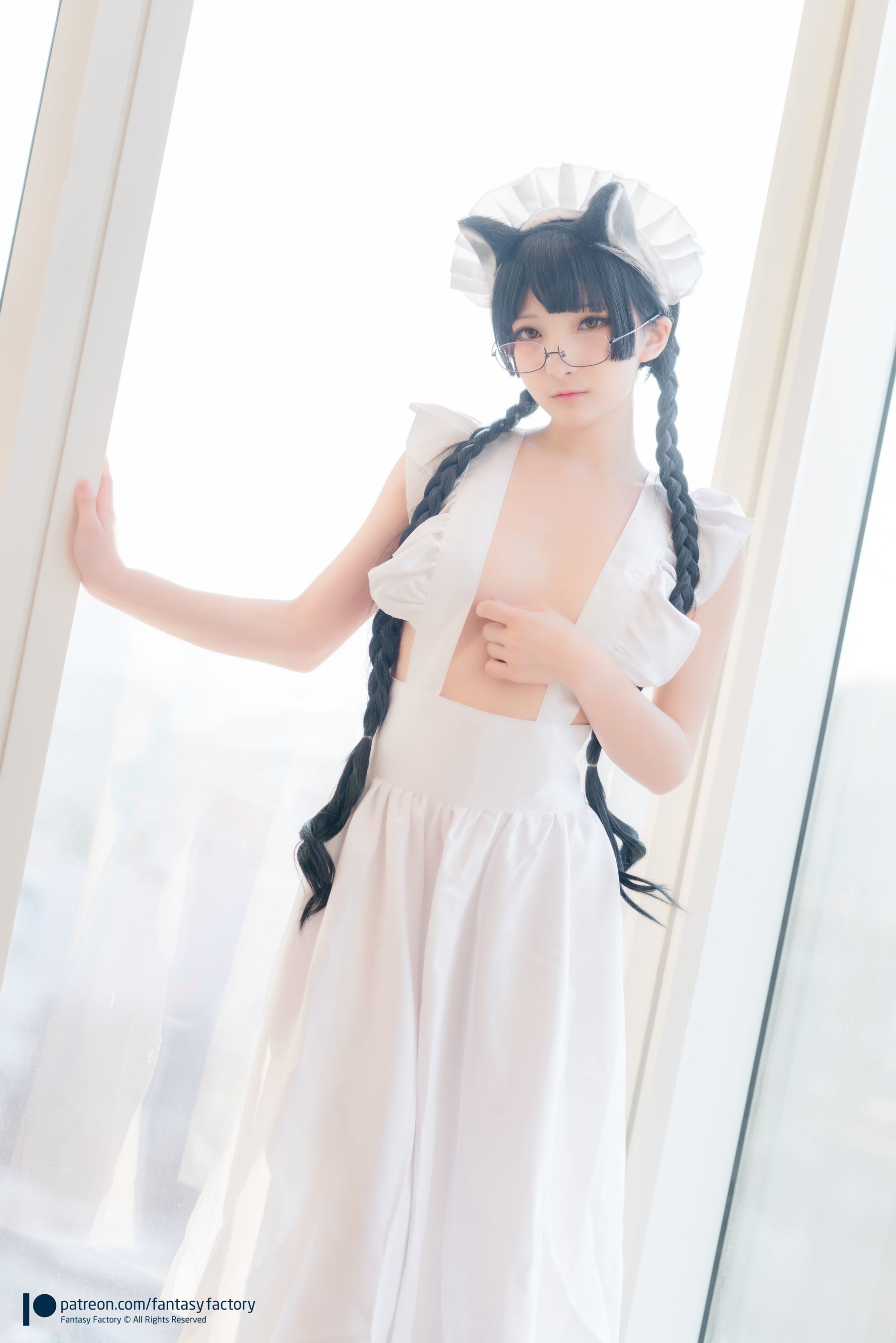 [COS福利] 小丁 [Fantasy Factory] Maid Meow 喵娘女仆