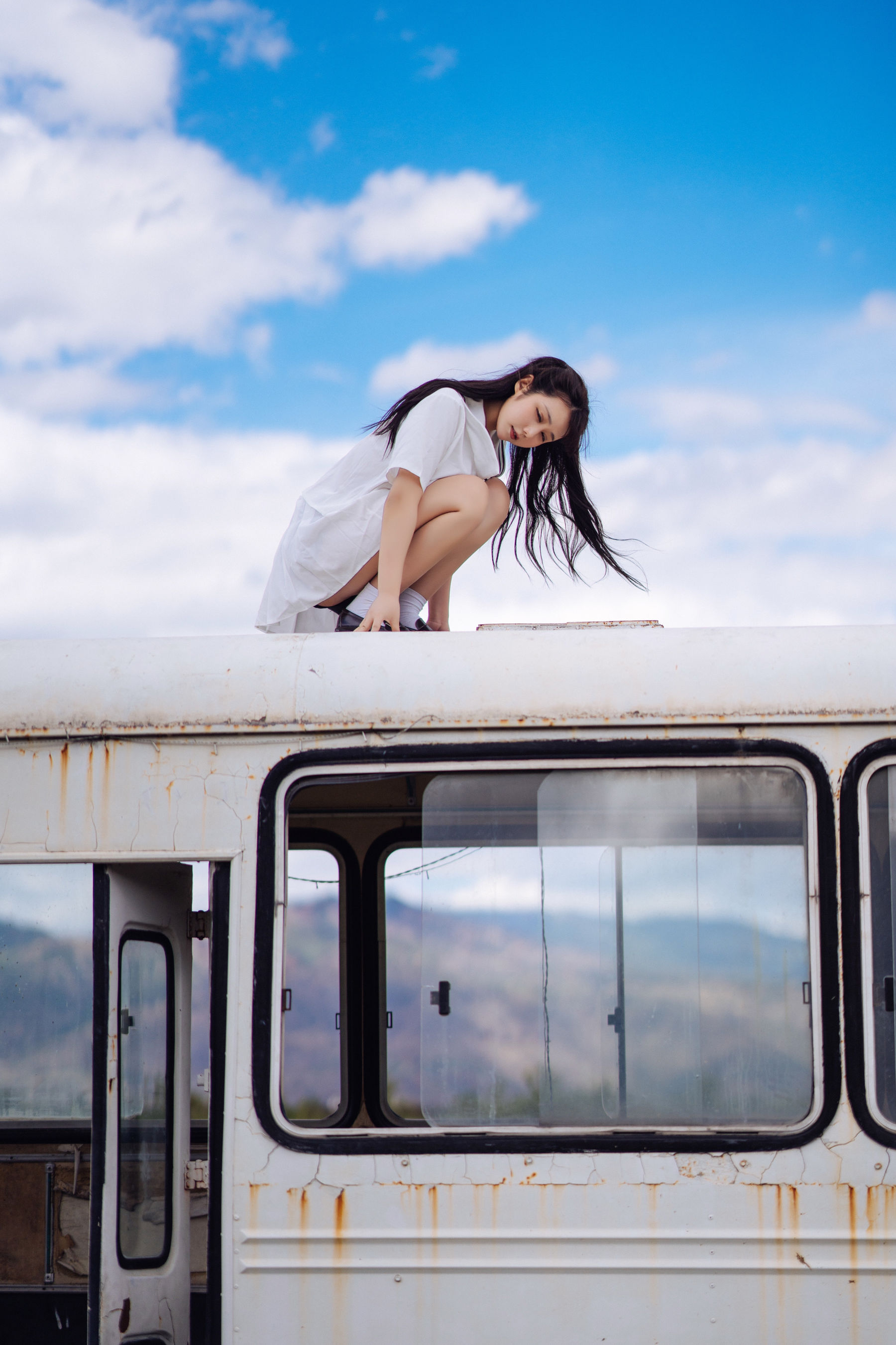 [COS福利] 微博福利姬镜酱 - 静夏之JK少女