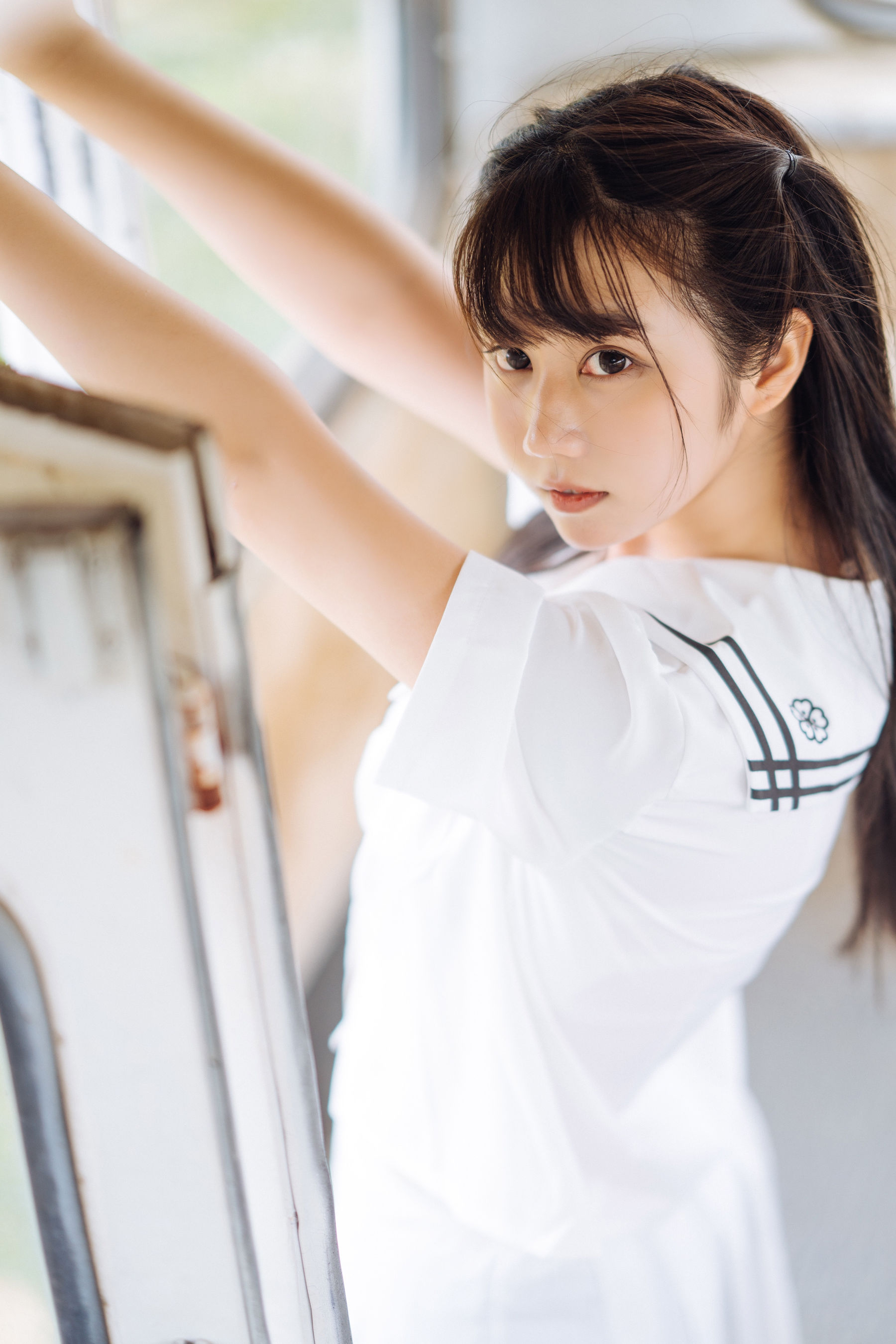[COS福利] 微博福利姬镜酱 - 静夏之JK少女