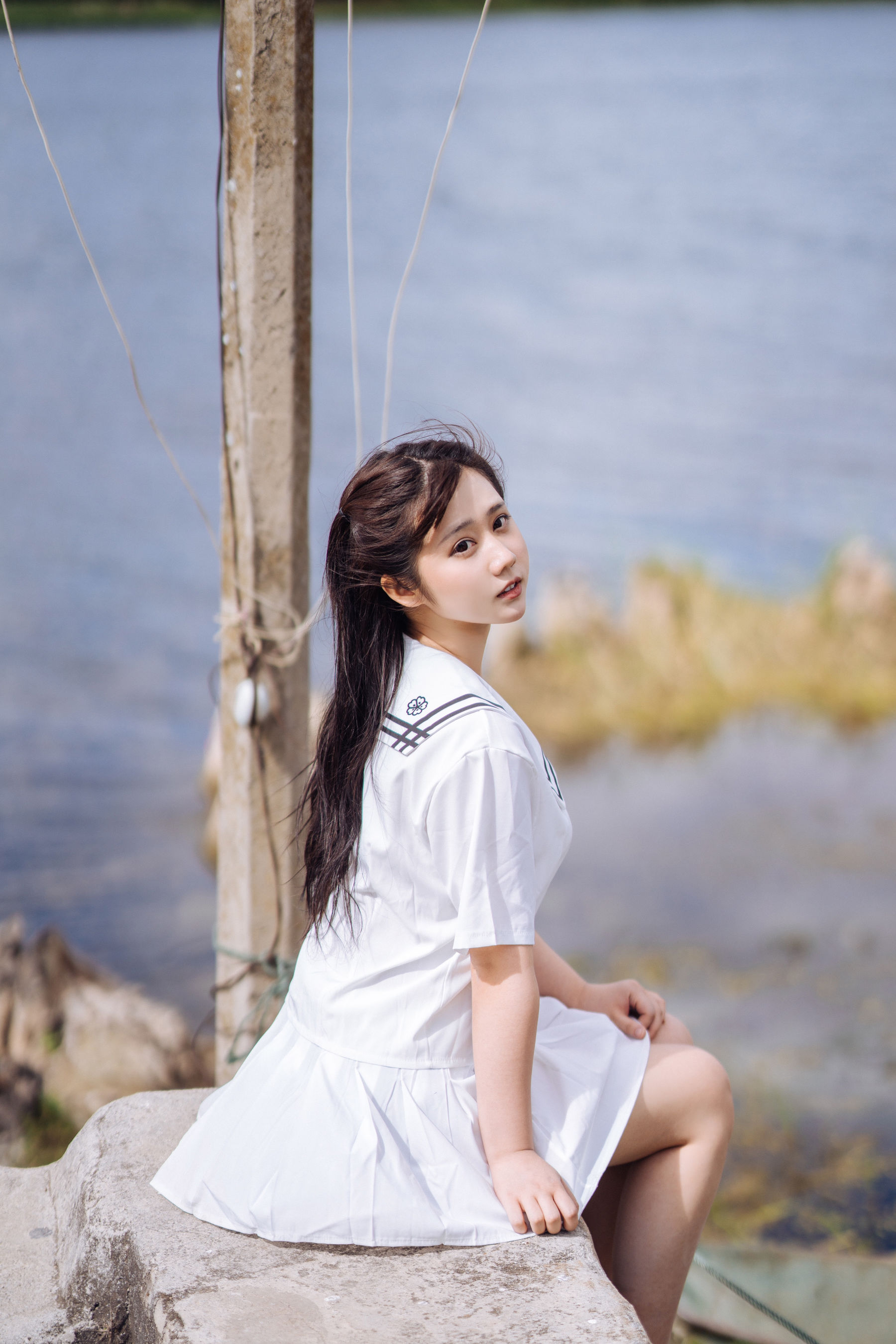 [COS福利] 微博福利姬镜酱 - 静夏之JK少女