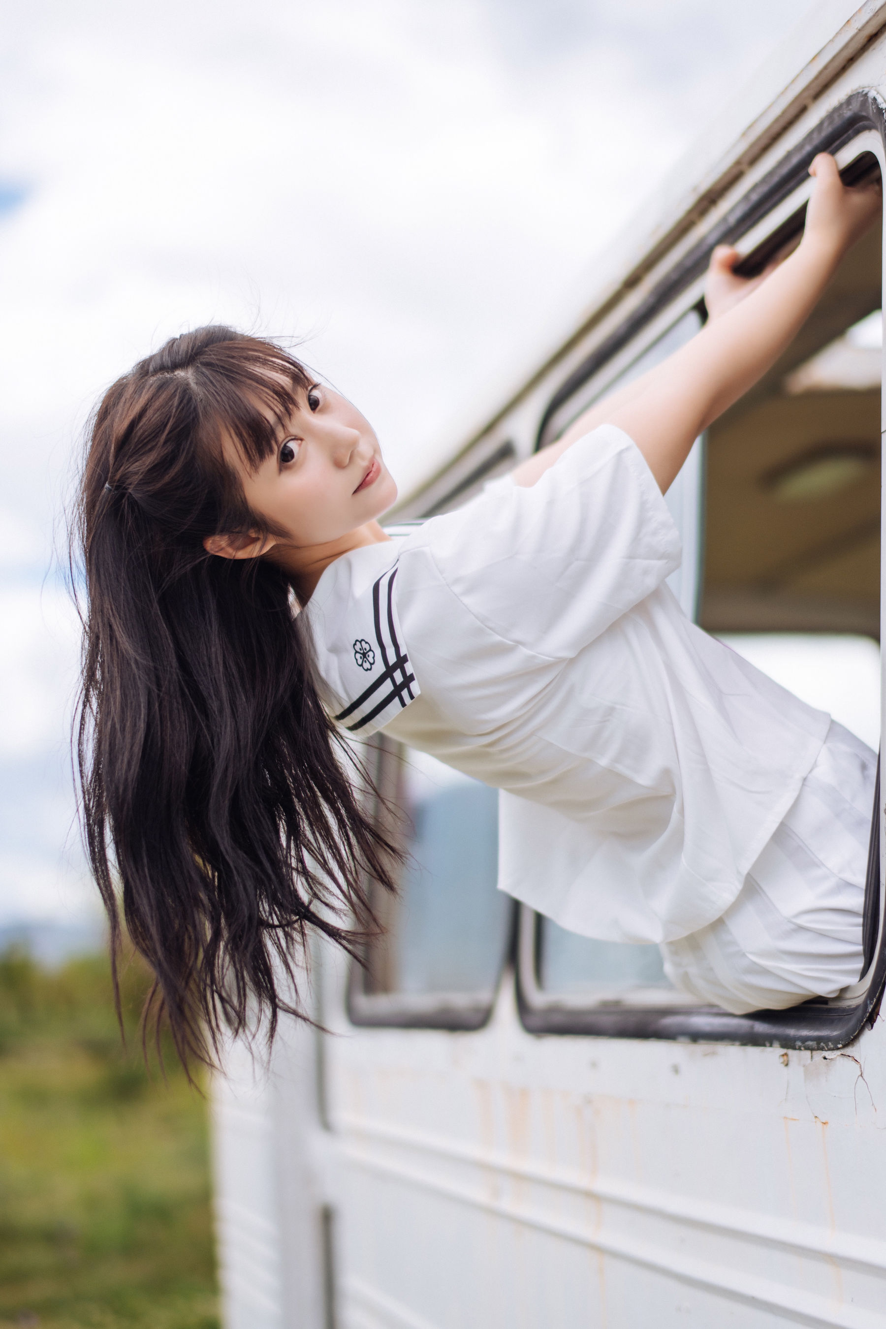 [COS福利] 微博福利姬镜酱 - 静夏之JK少女