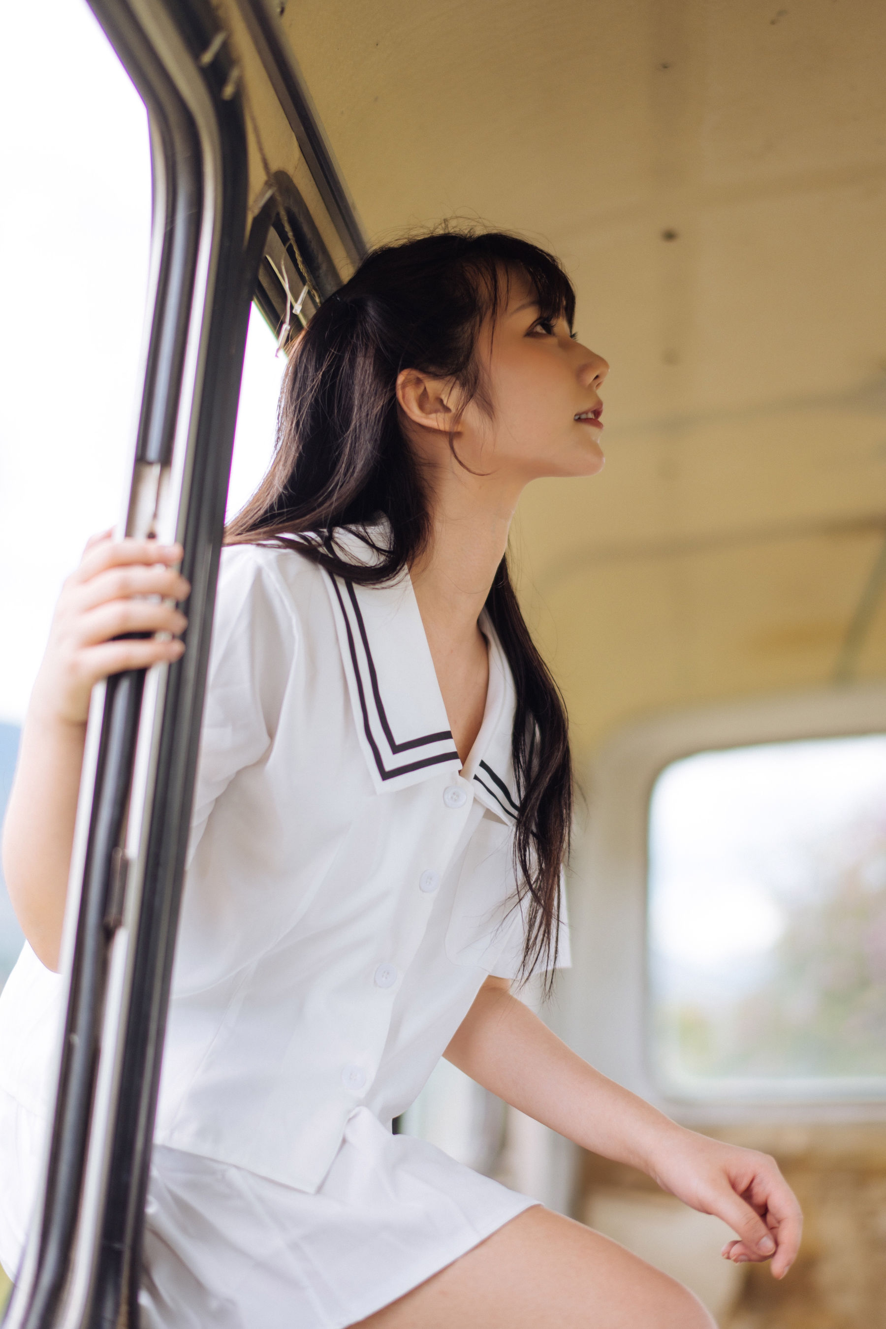 [COS福利] 微博福利姬镜酱 - 静夏之JK少女