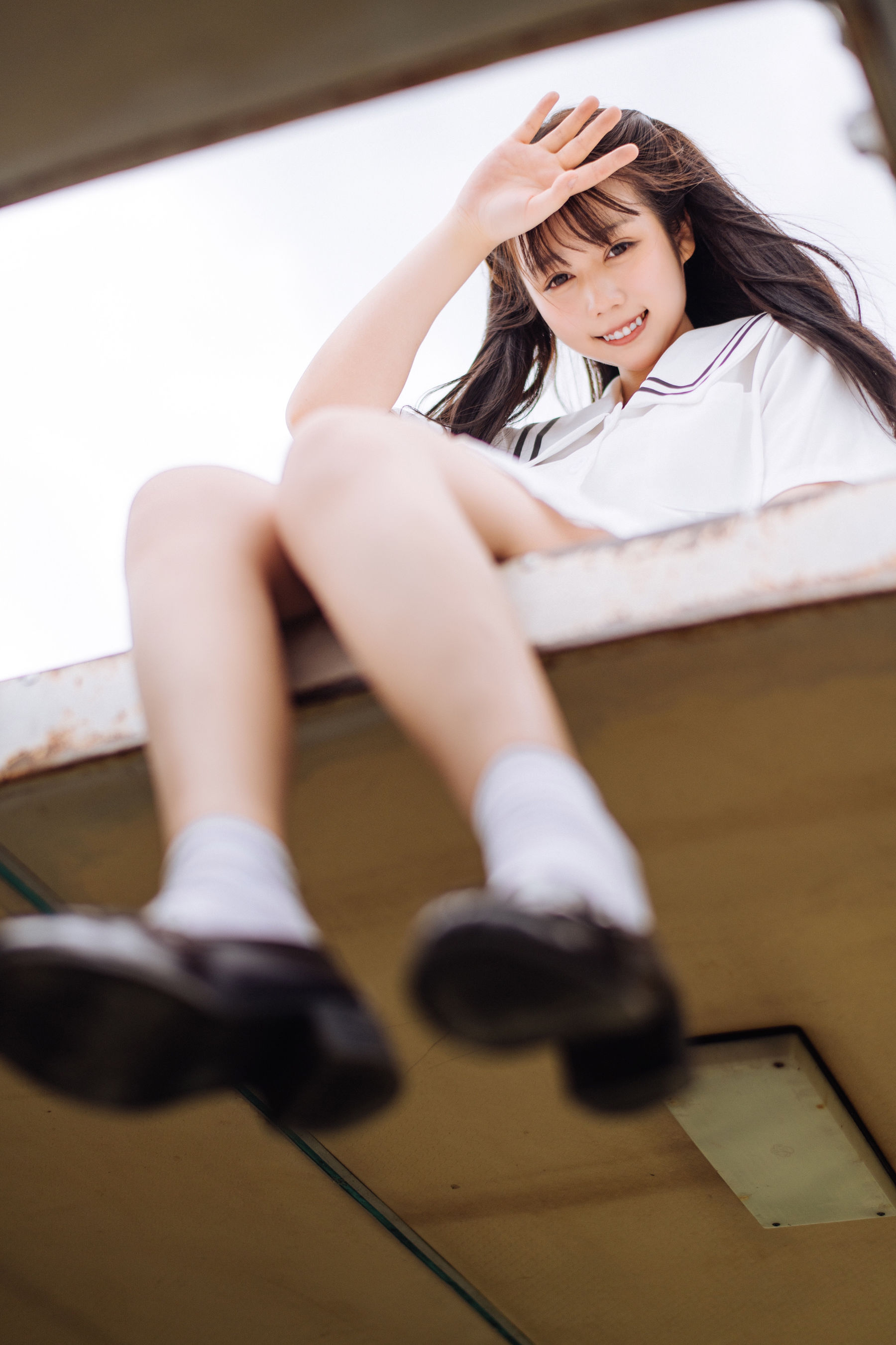 [COS福利] 微博福利姬镜酱 - 静夏之JK少女
