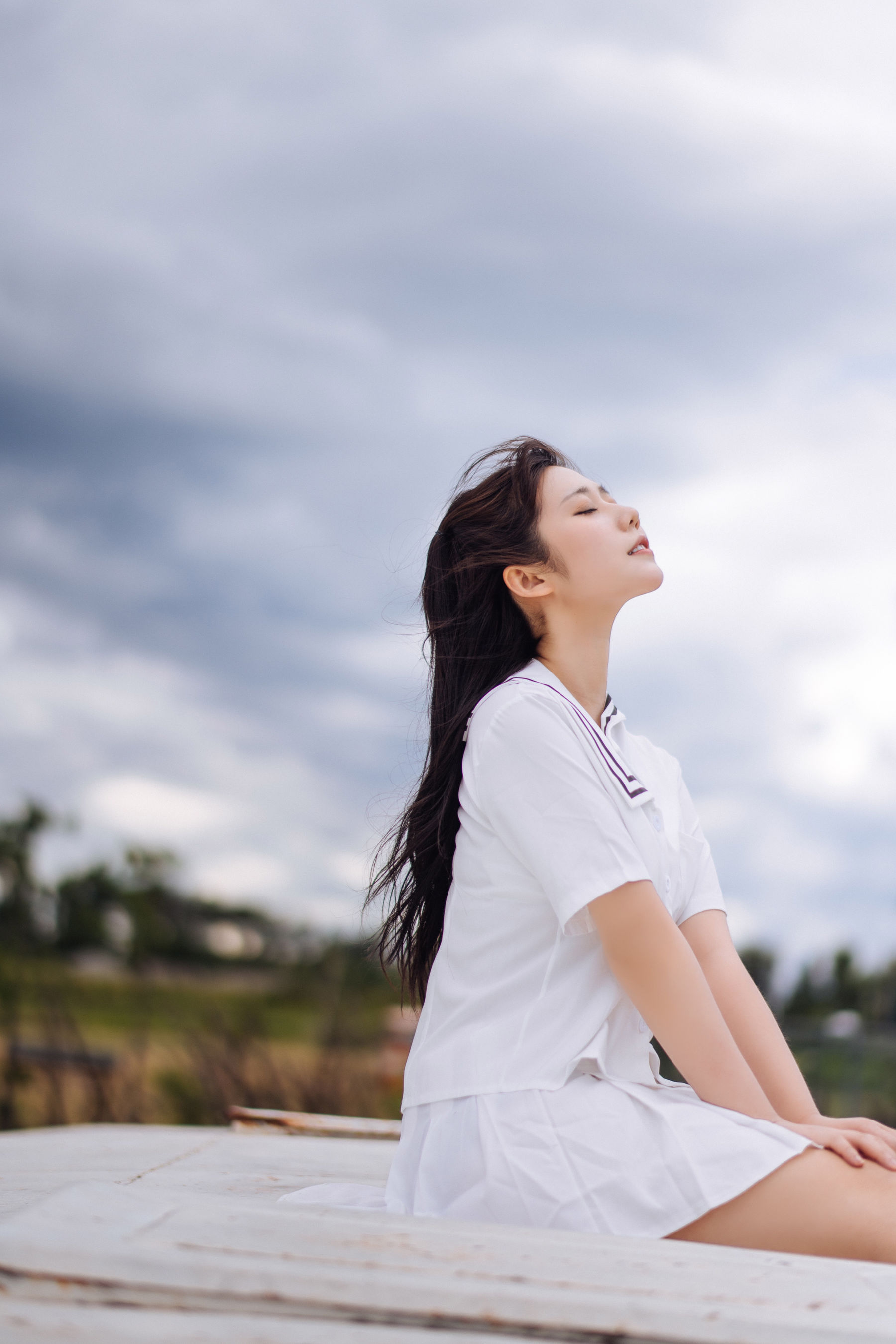 [COS福利] 微博福利姬镜酱 - 静夏之JK少女