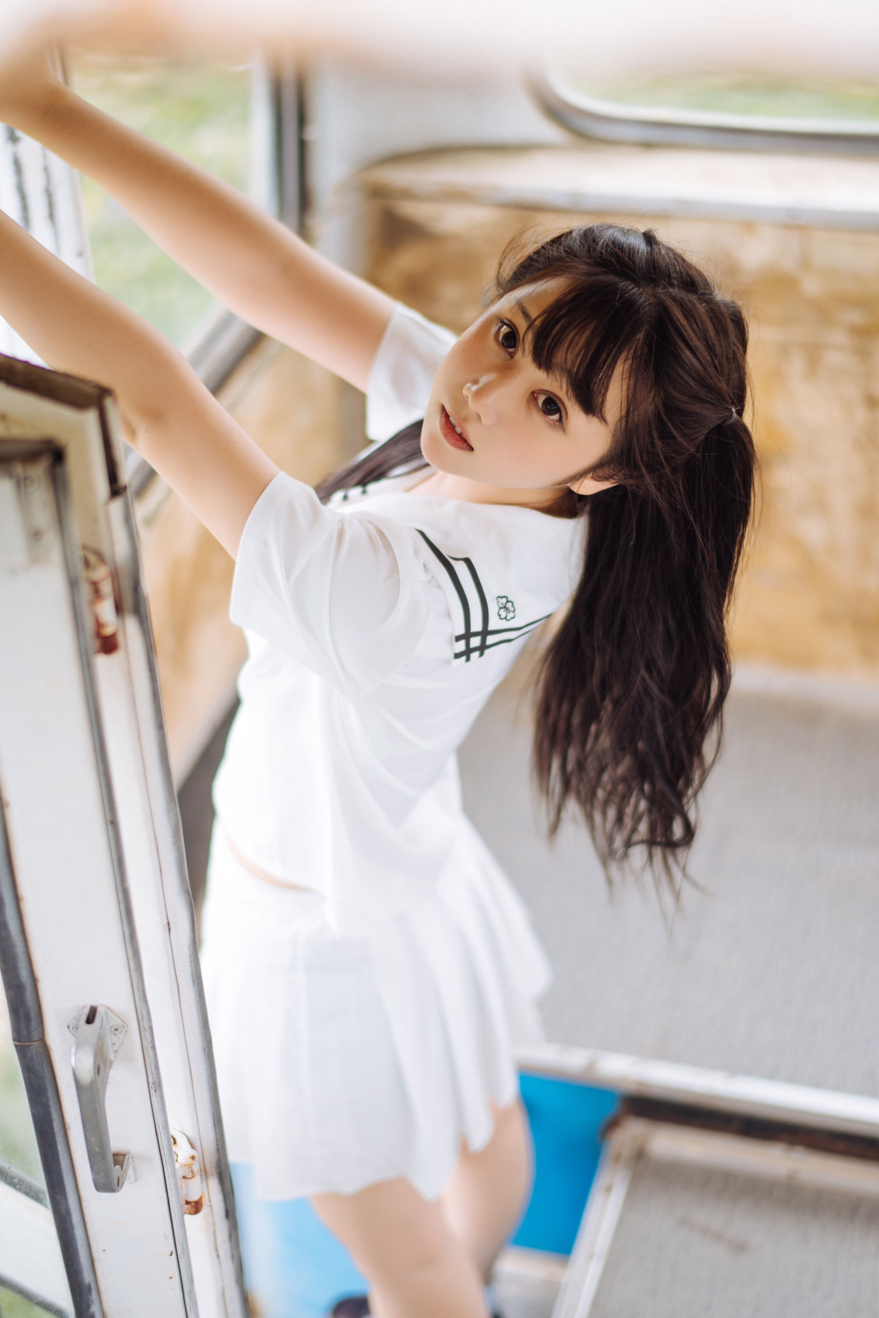 [COS福利] 微博福利姬镜酱 - 静夏之JK少女