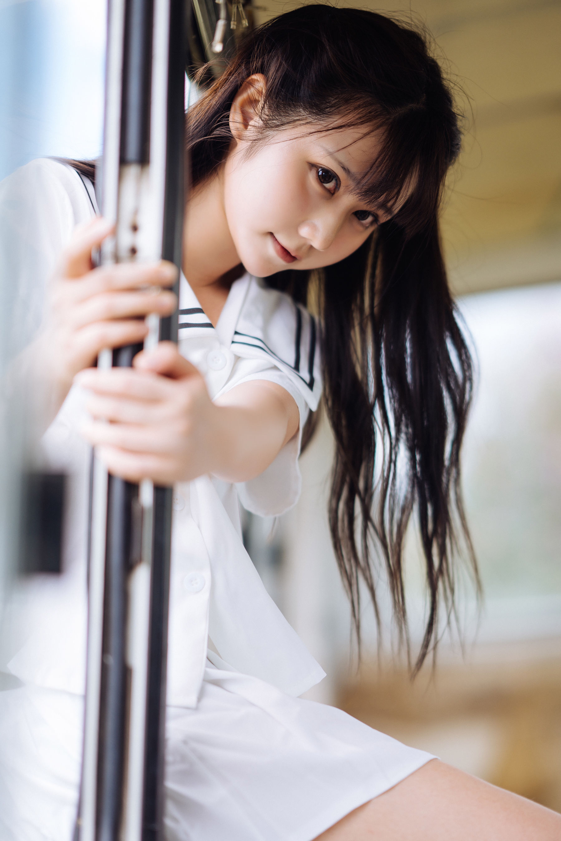 [COS福利] 微博福利姬镜酱 - 静夏之JK少女