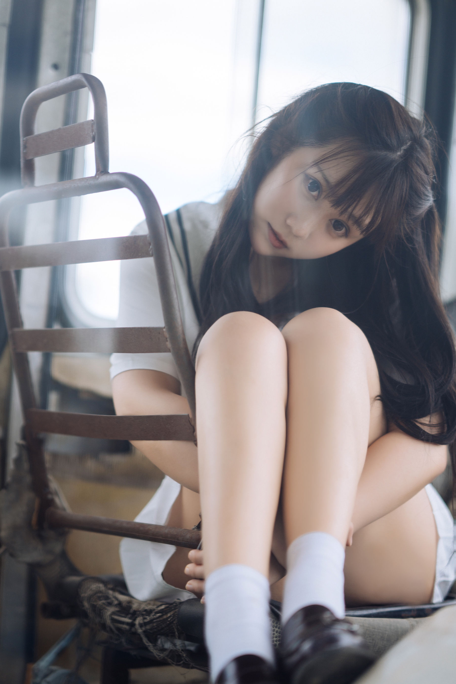 [COS福利] 微博福利姬镜酱 - 静夏之JK少女