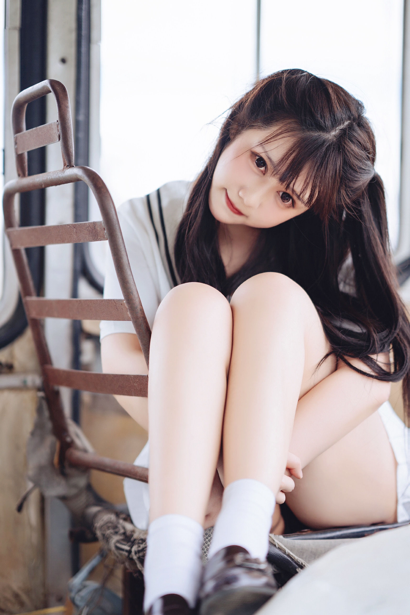 [COS福利] 微博福利姬镜酱 - 静夏之JK少女
