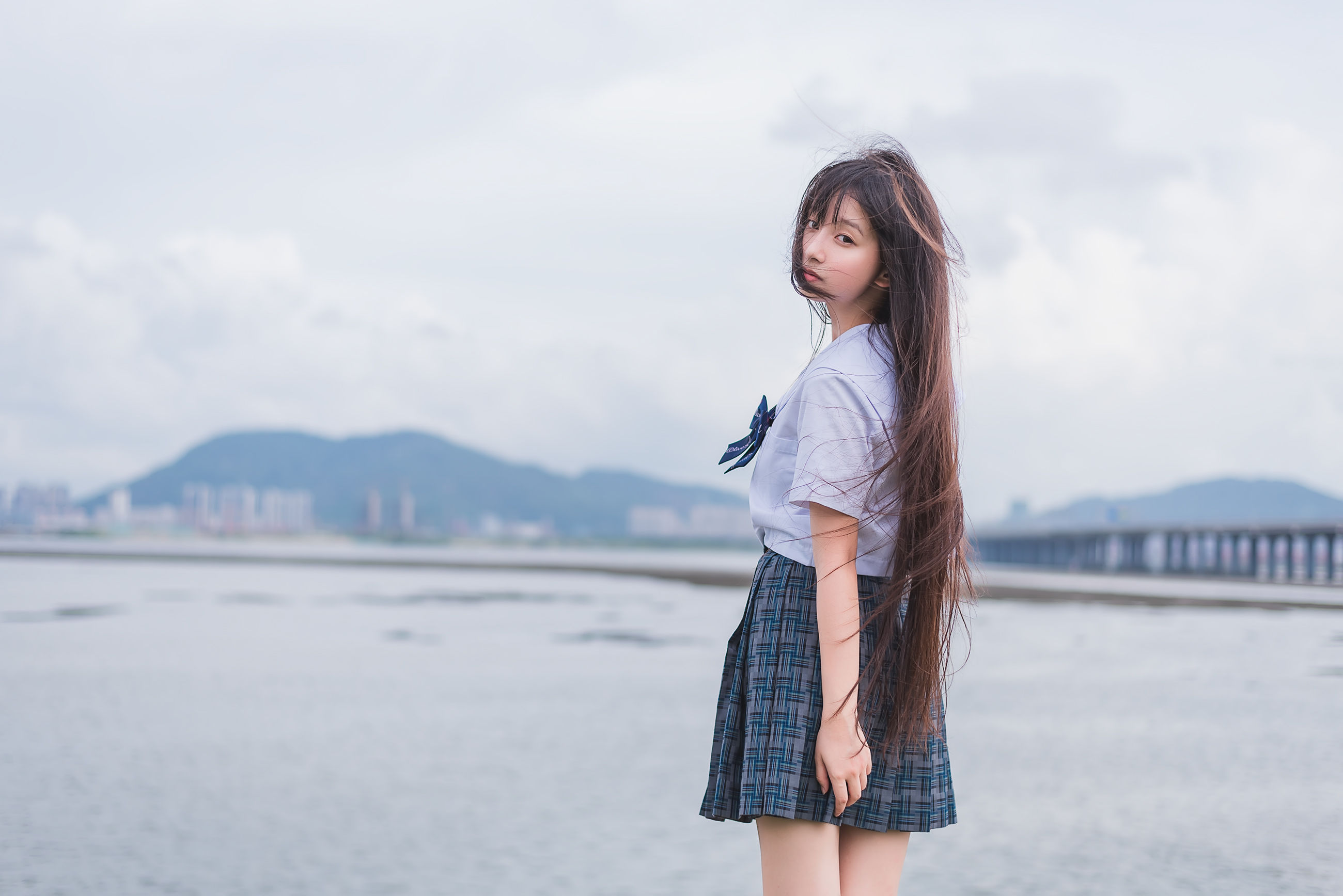 [COS福利] 萌妹子伽马羽落子 - 一起去海边