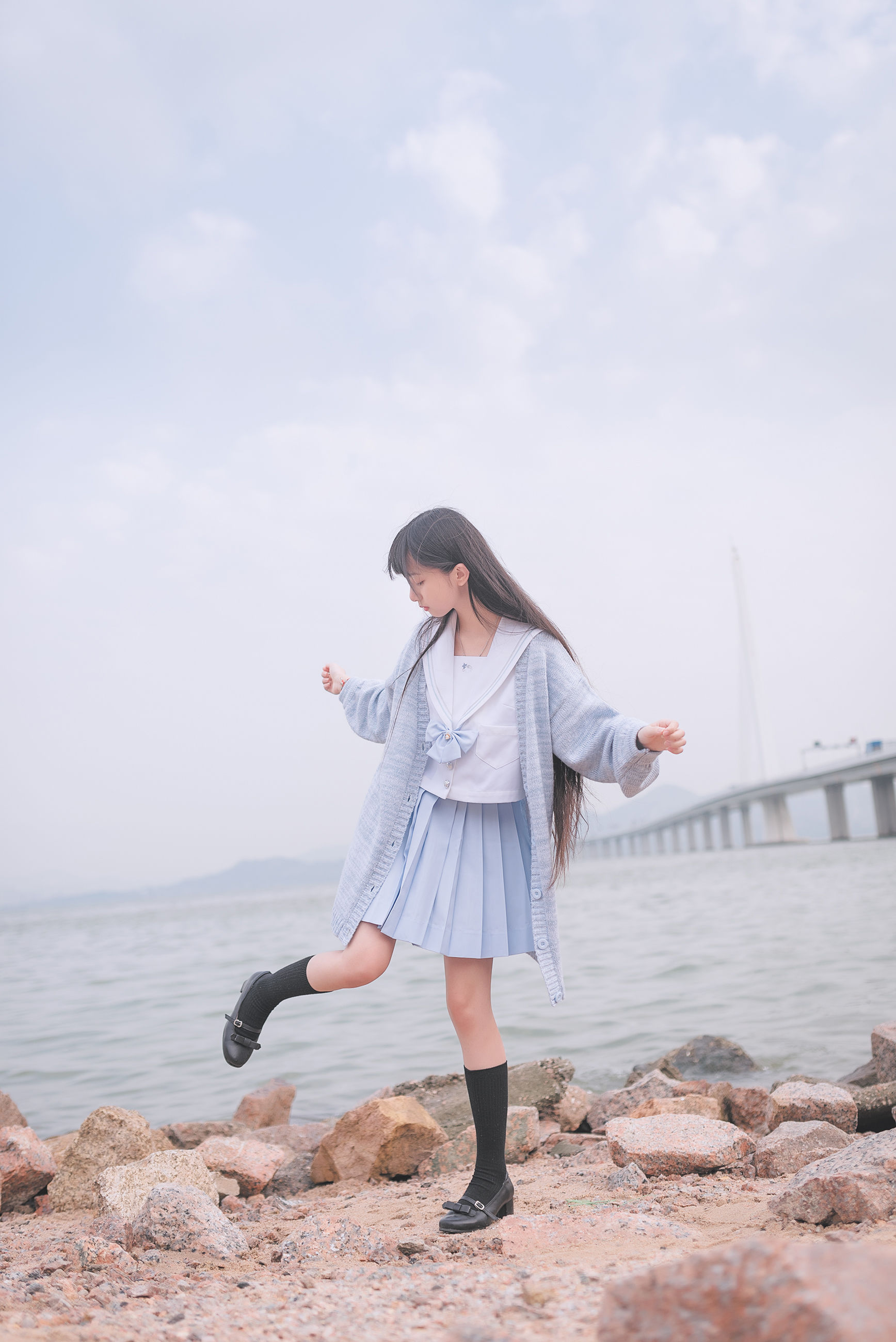 [COS福利] 萌妹子伽马羽落子 - 一起去海边