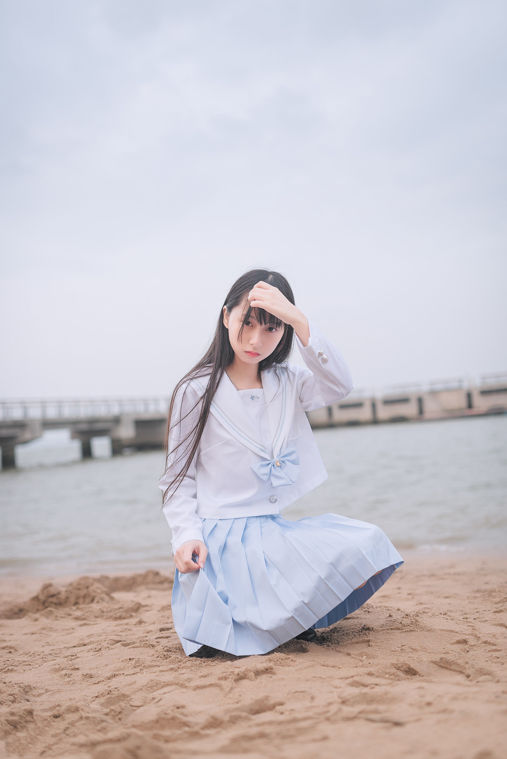 [COS福利] 萌妹子伽马羽落子 - 一起去海边