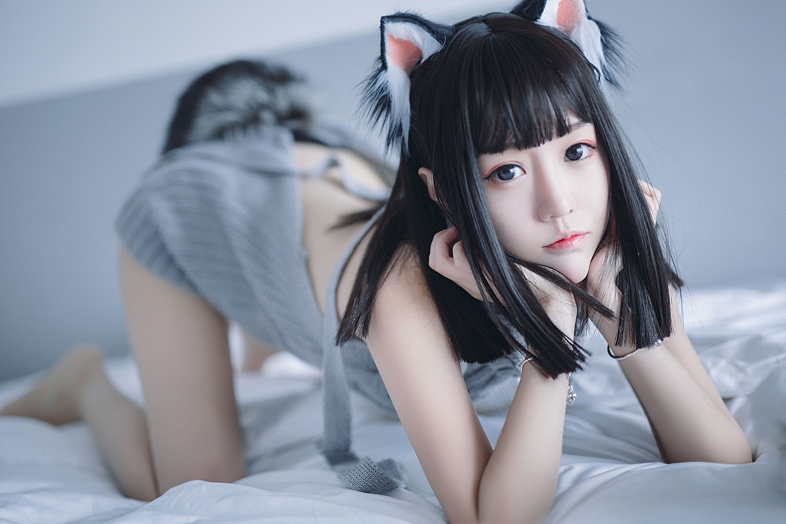 [COS福利] 斗鱼主播采妮么么 - 猫耳朵
