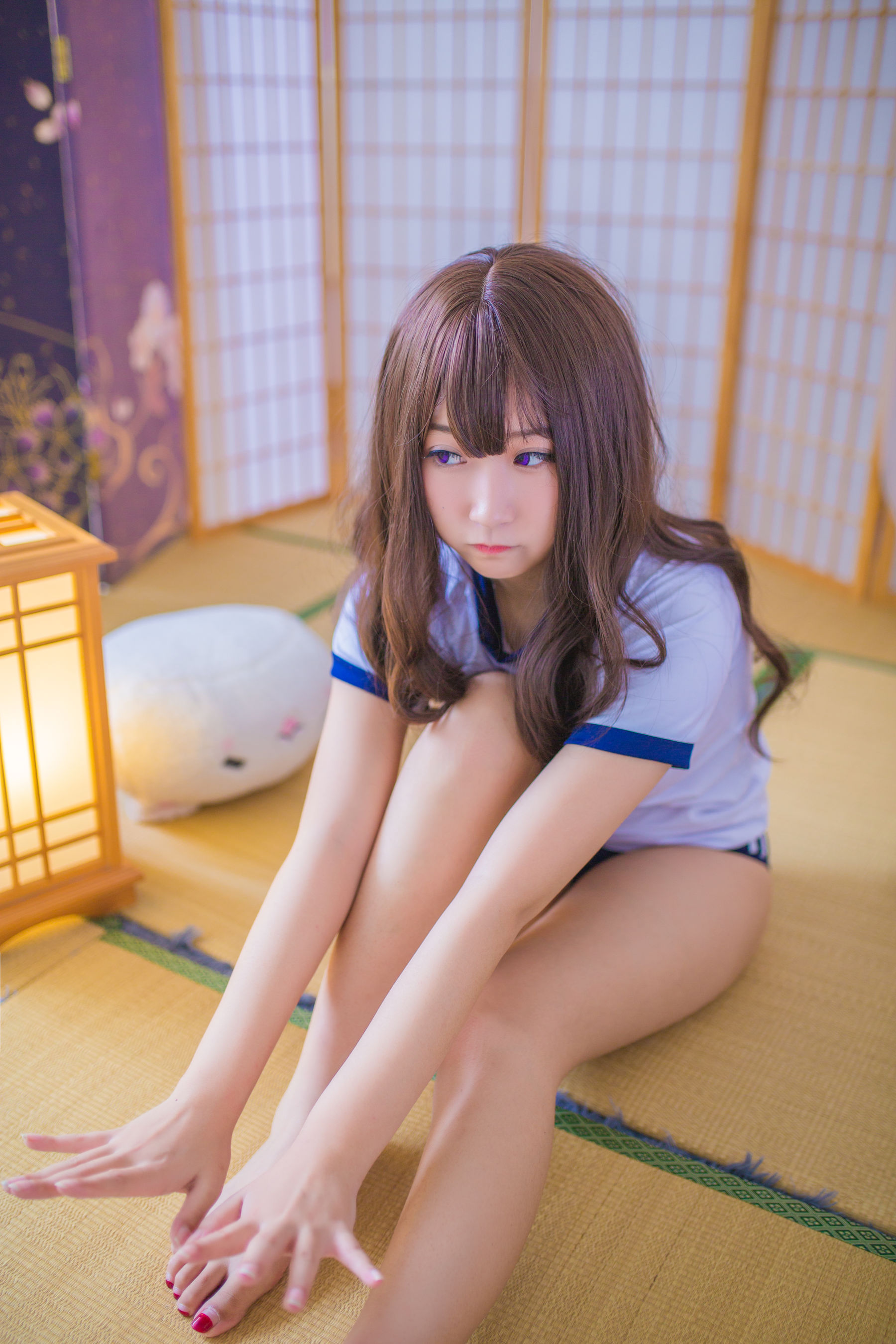 [COS福利] 巨乳猫九酱Sakura - 体操服
