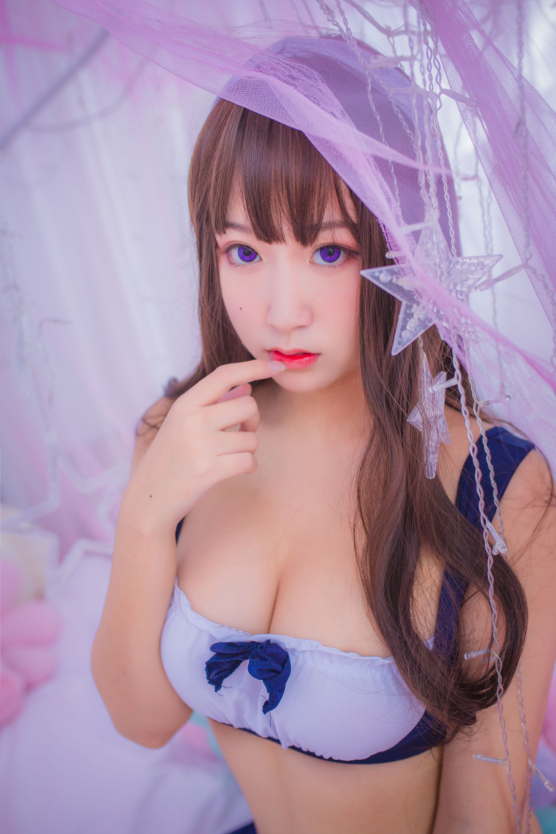 [COS福利] 巨乳猫九酱Sakura - 女仆式死库水