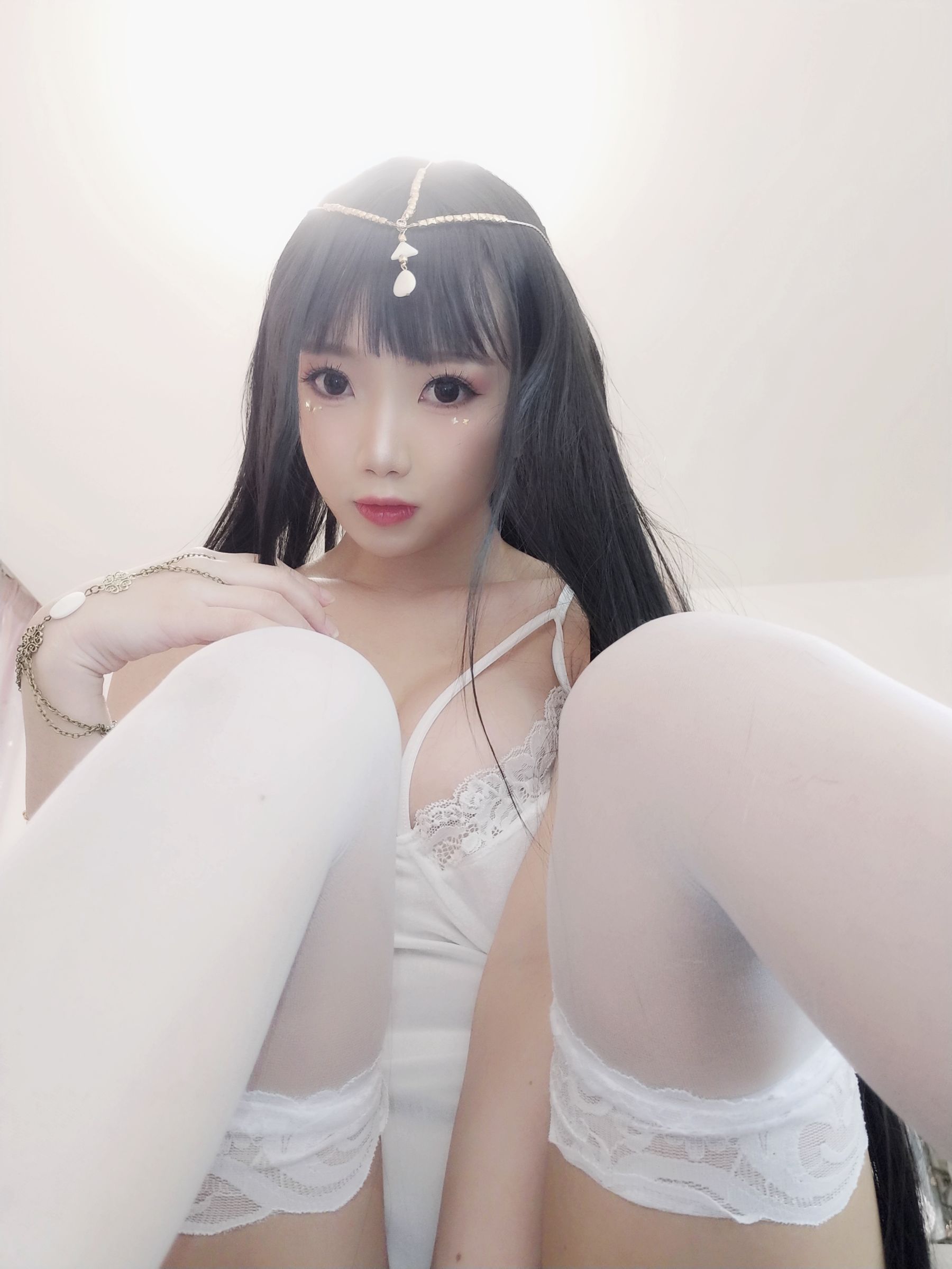 [COS福利] 白嫩美少女鬼畜瑶 - 白色埃及瑶