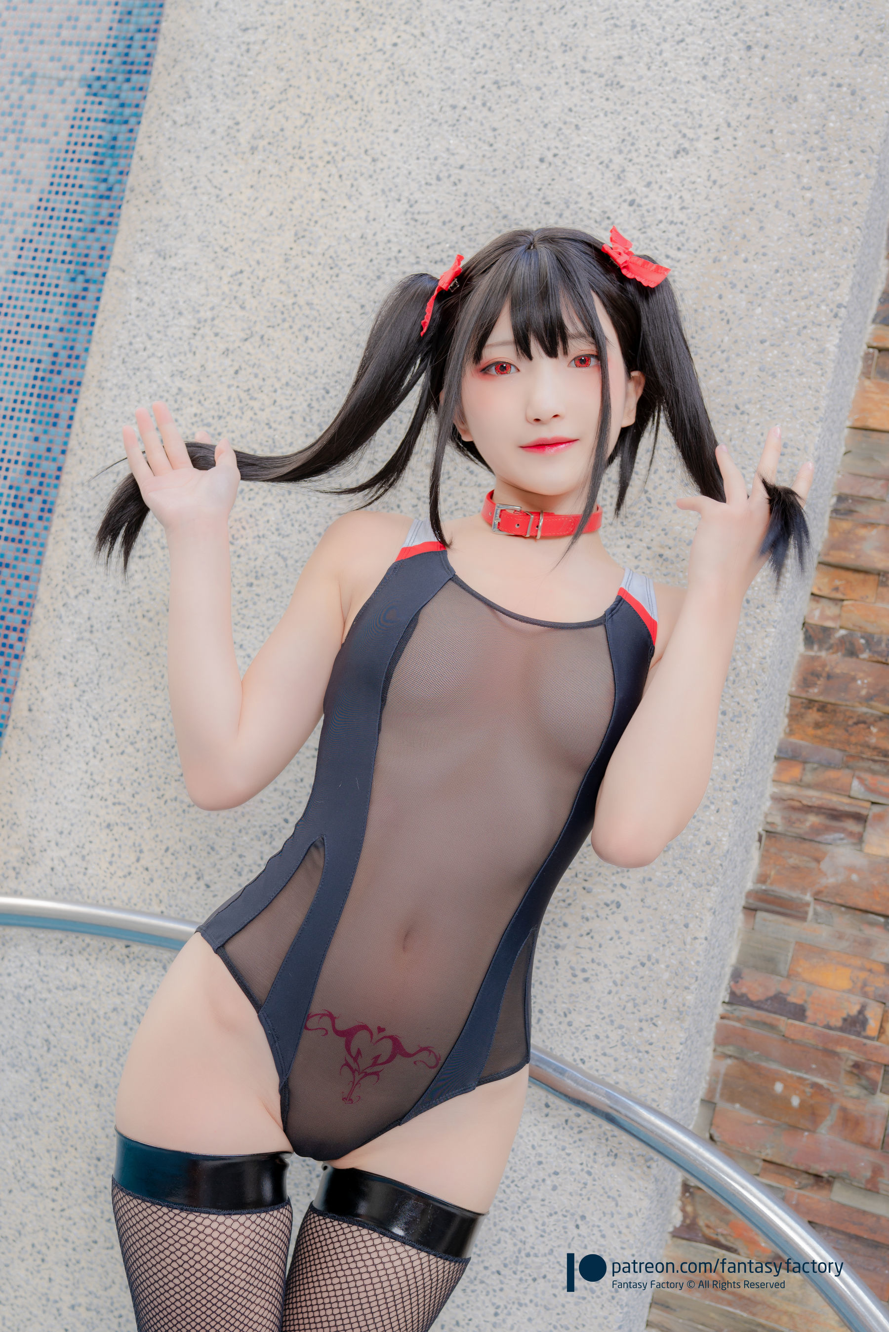 [COS福利] 小丁Cosplay 2020.01 [Fantasy Factory] 黑丝 和服 JK