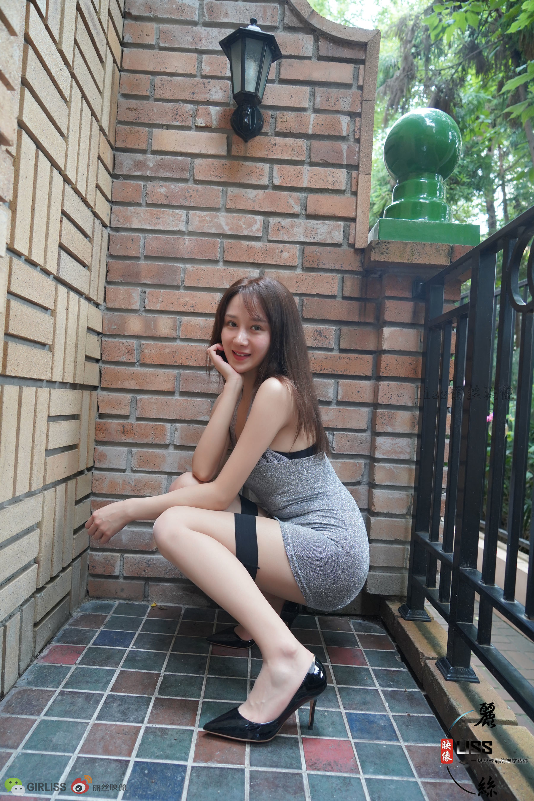 [丽丝映像GIRLISS]  过膝长筒蕾丝