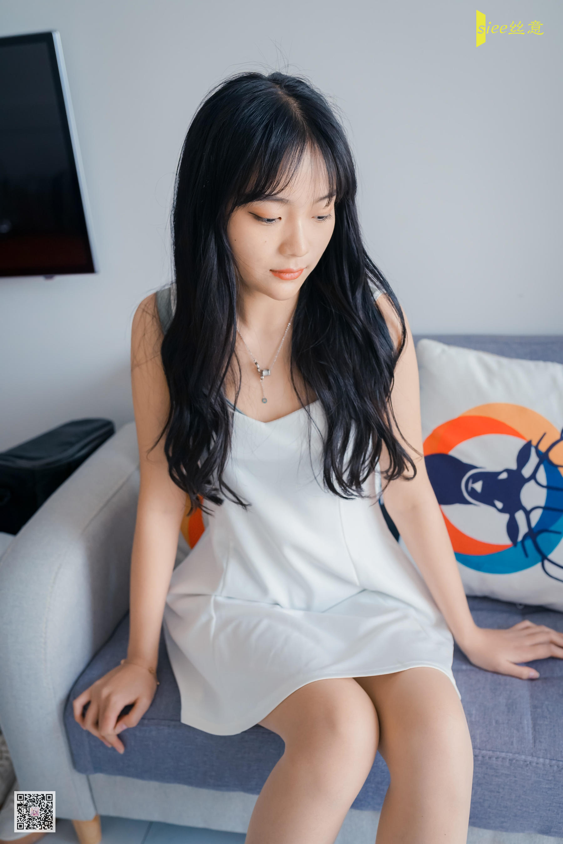 [丝意SIEE] No.469 筠筠 白色连衣裙