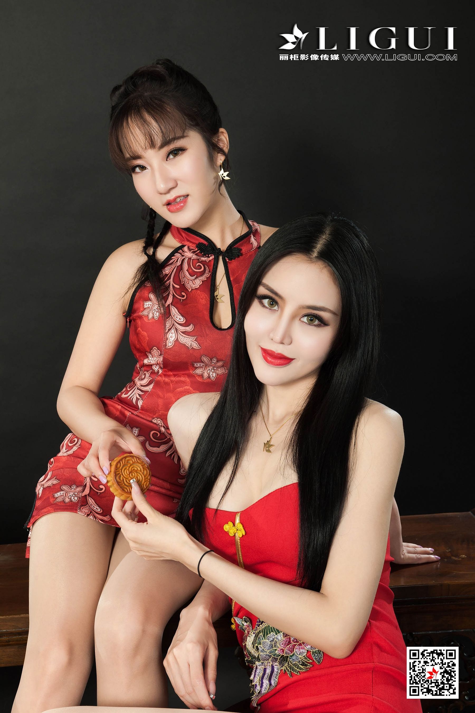 [丽柜Ligui] 网络丽人 Model 汐汐& 凉儿