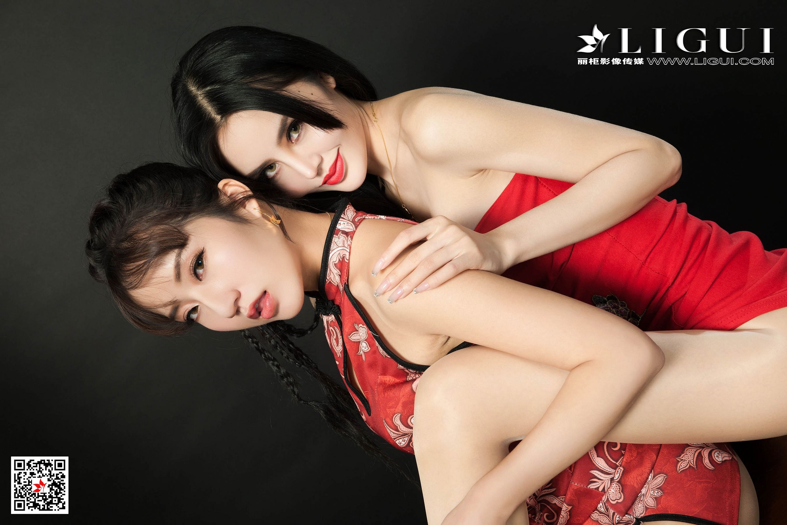[丽柜Ligui] 网络丽人 Model 汐汐& 凉儿