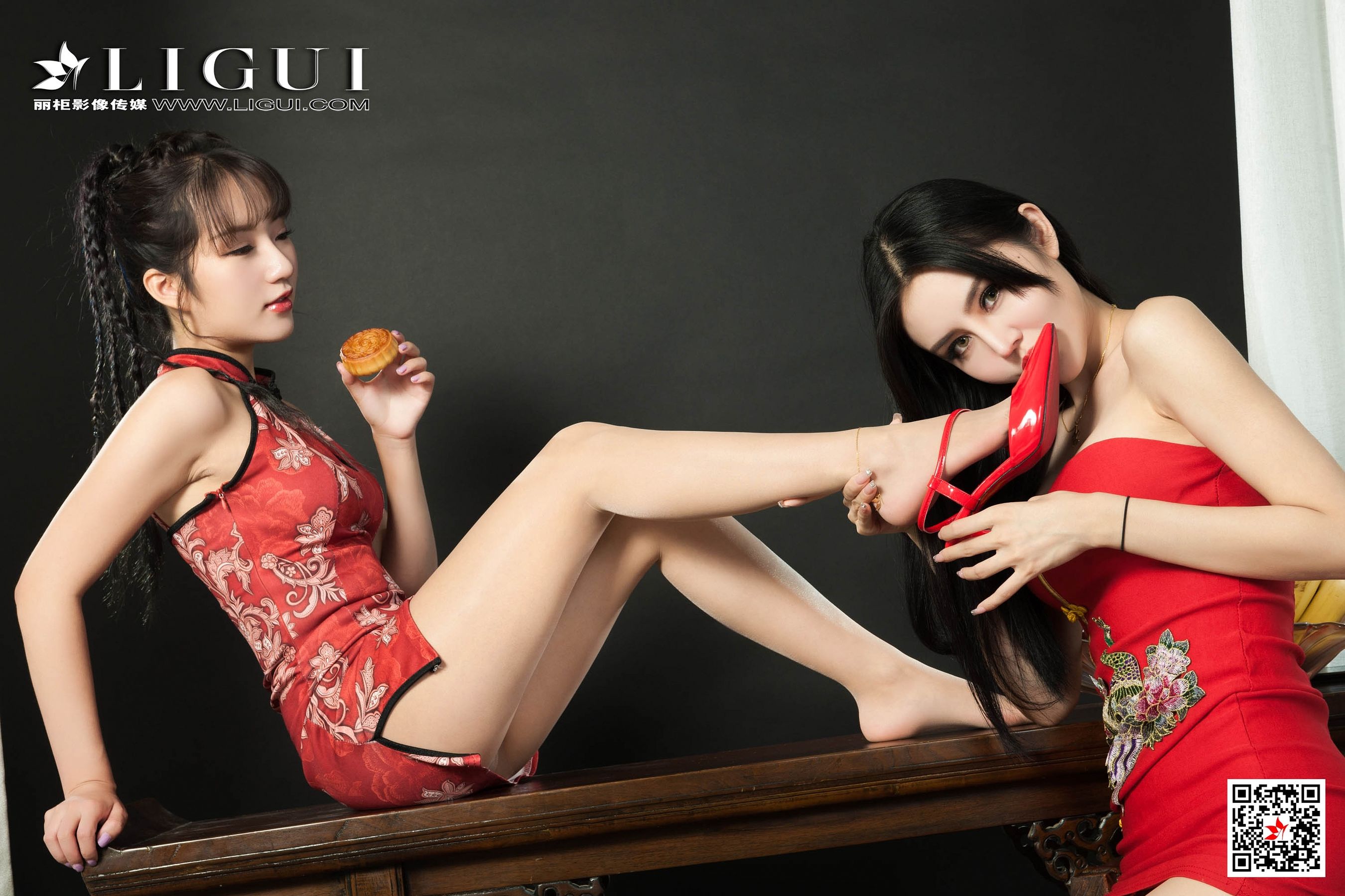 [丽柜Ligui] 网络丽人 Model 汐汐& 凉儿