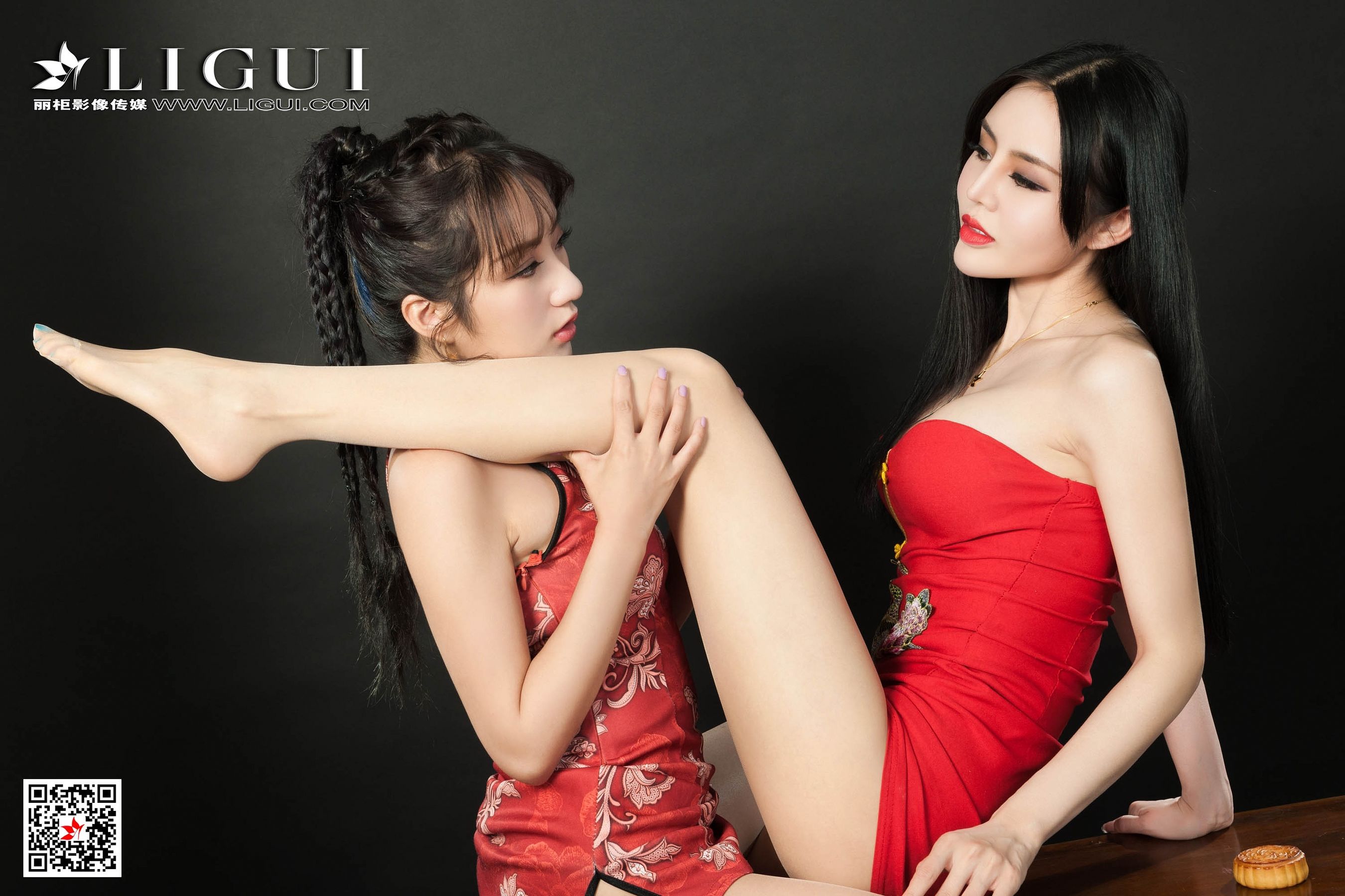 [丽柜Ligui] 网络丽人 Model 汐汐& 凉儿