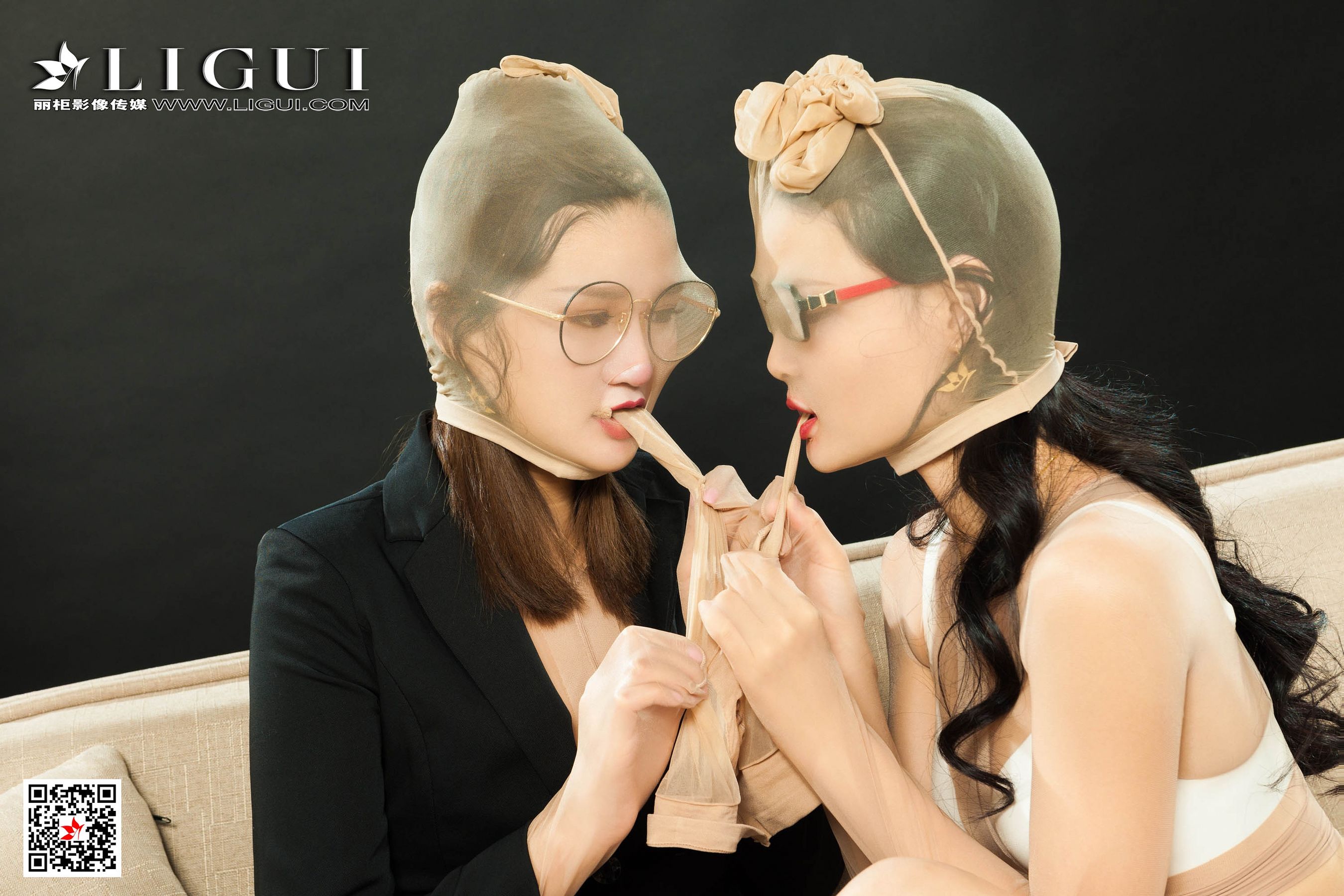 [丽柜美束Ligui] 网络丽人 Model 文芮&苏黎